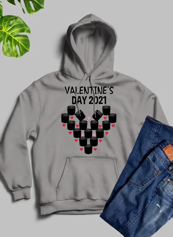 Valentines Day 2021 Hoodie by Merch