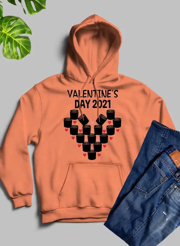 Valentines Day 2021 Hoodie by Merch