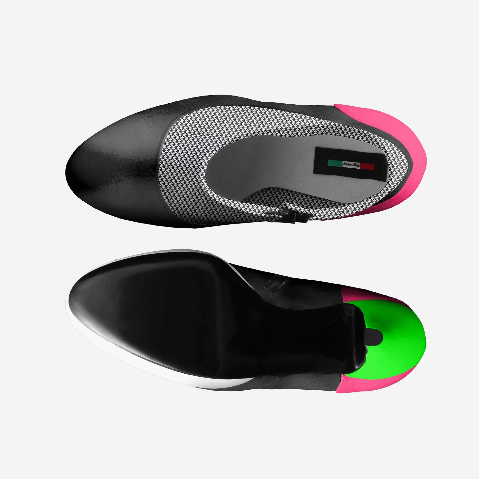 Vegan Ankle Boot Platform BYMANYC® New York Fierce Black-2