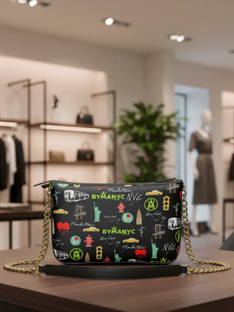 Vegan Bag NOIR COUTURE – BYMANYC ® New York Luxury Eco Design by BYMANYC ® New York