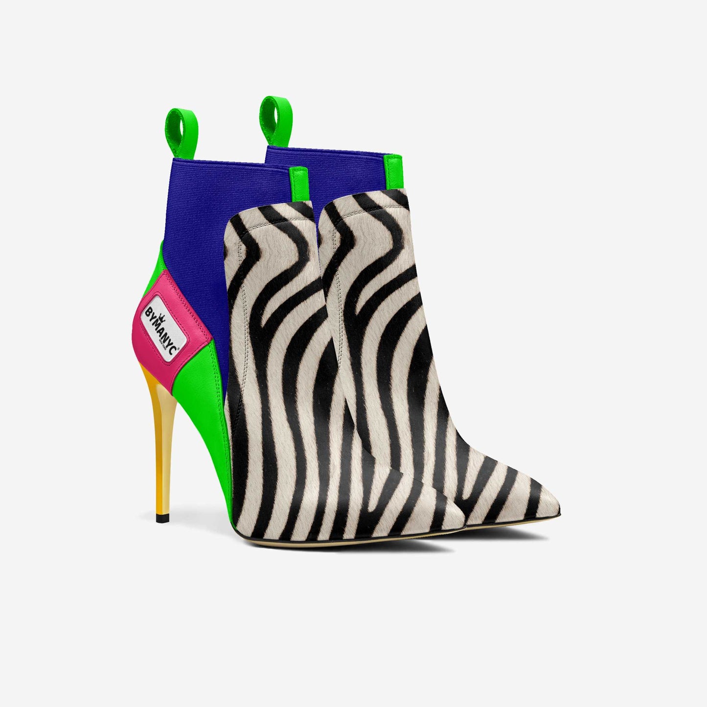 Vegan Heeled Shoe Women BYMANYC ® New York Chelsea Noir Edge by BYMANYC ® New York