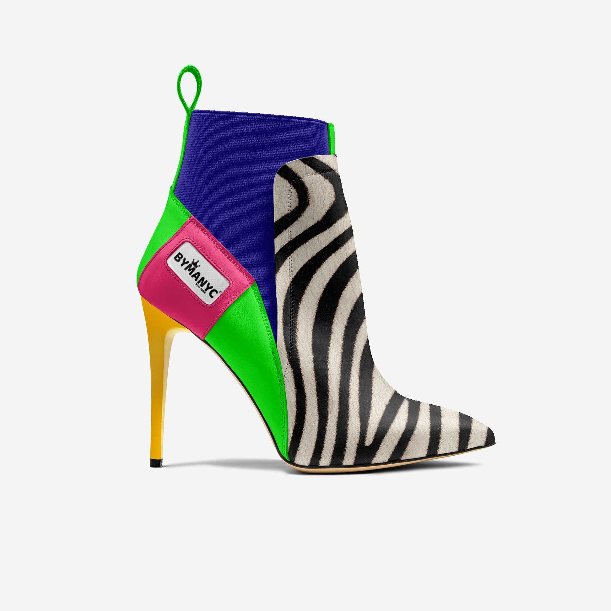 Vegan Heeled Shoe Women BYMANYC ® New York Chelsea Noir Edge by BYMANYC ® New York