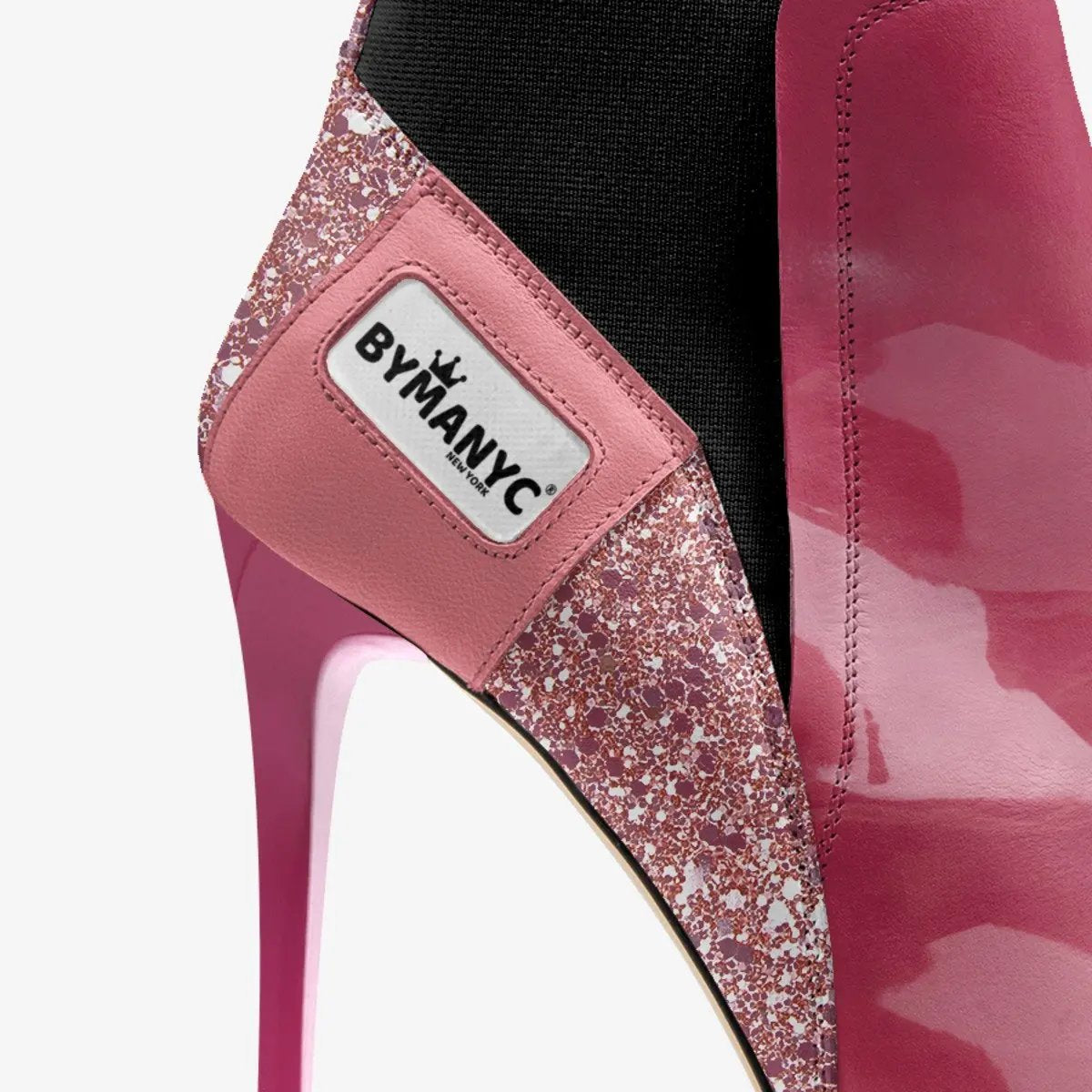 Vegan Heeled Shoe Women BYMANYC ® New York Soho Pink Blaze by BYMANYC ® New York