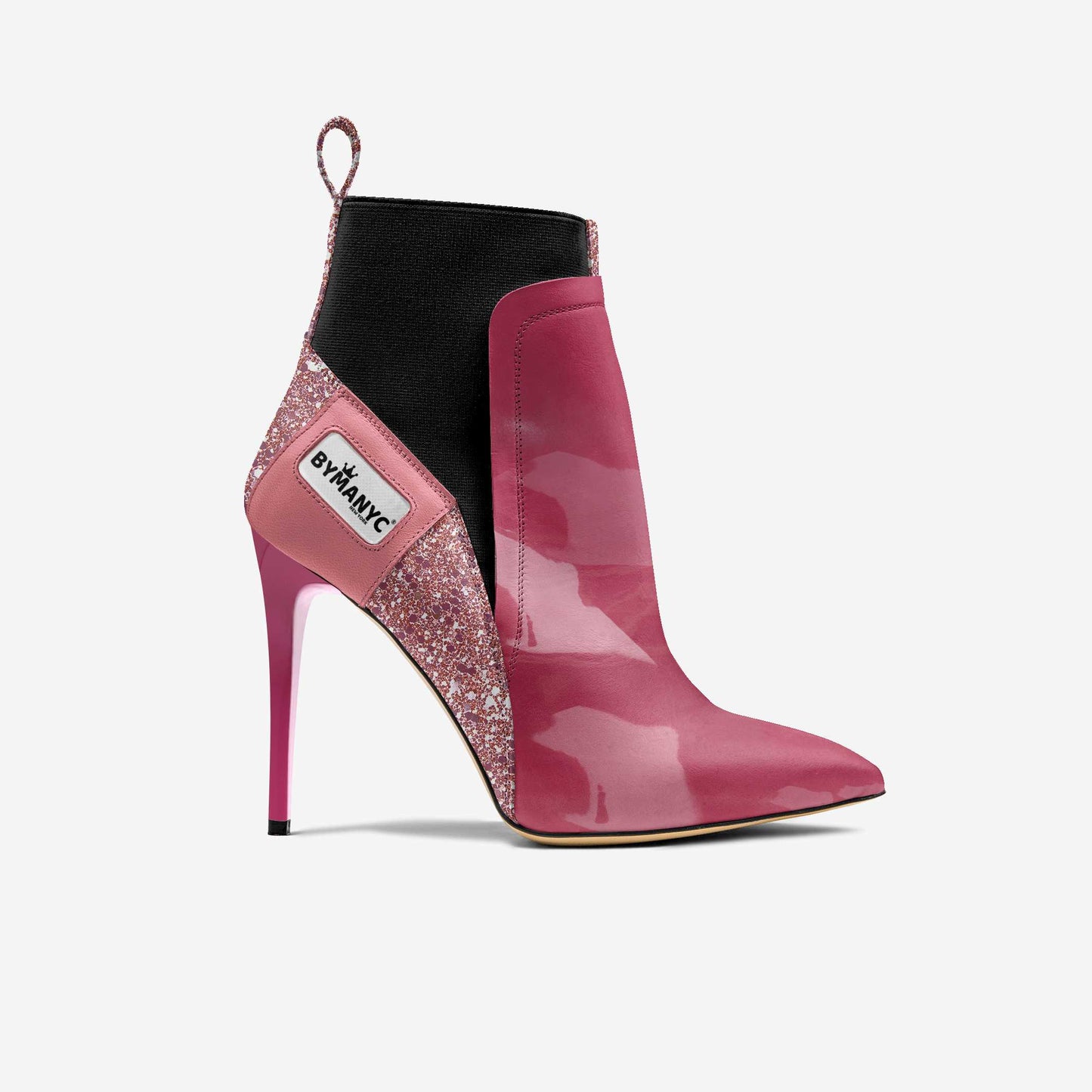 Vegan Heeled Shoe Women BYMANYC ® New York Soho Pink Blaze by BYMANYC ® New York