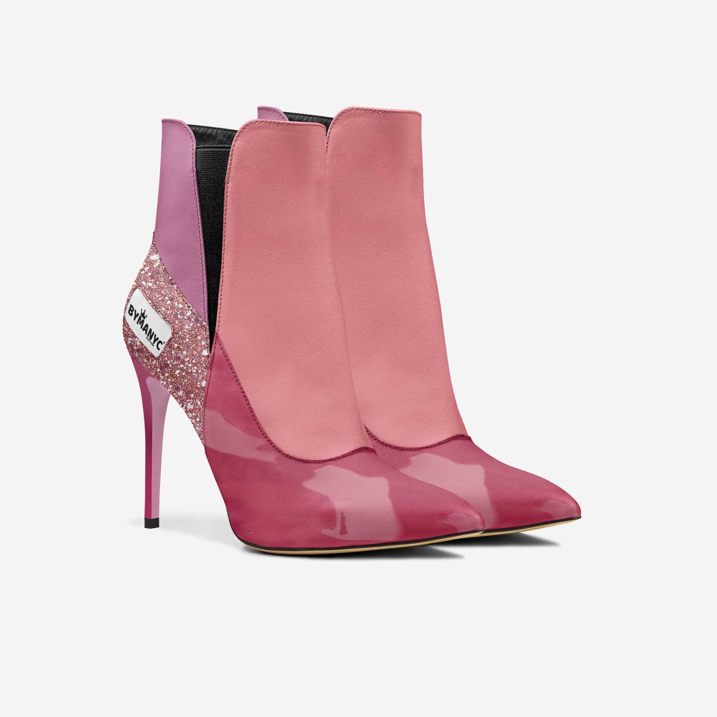 Vegan Heeled Shoe Women BYMANYC ® New York Tribeca Blush Twist by BYMANYC ® New York