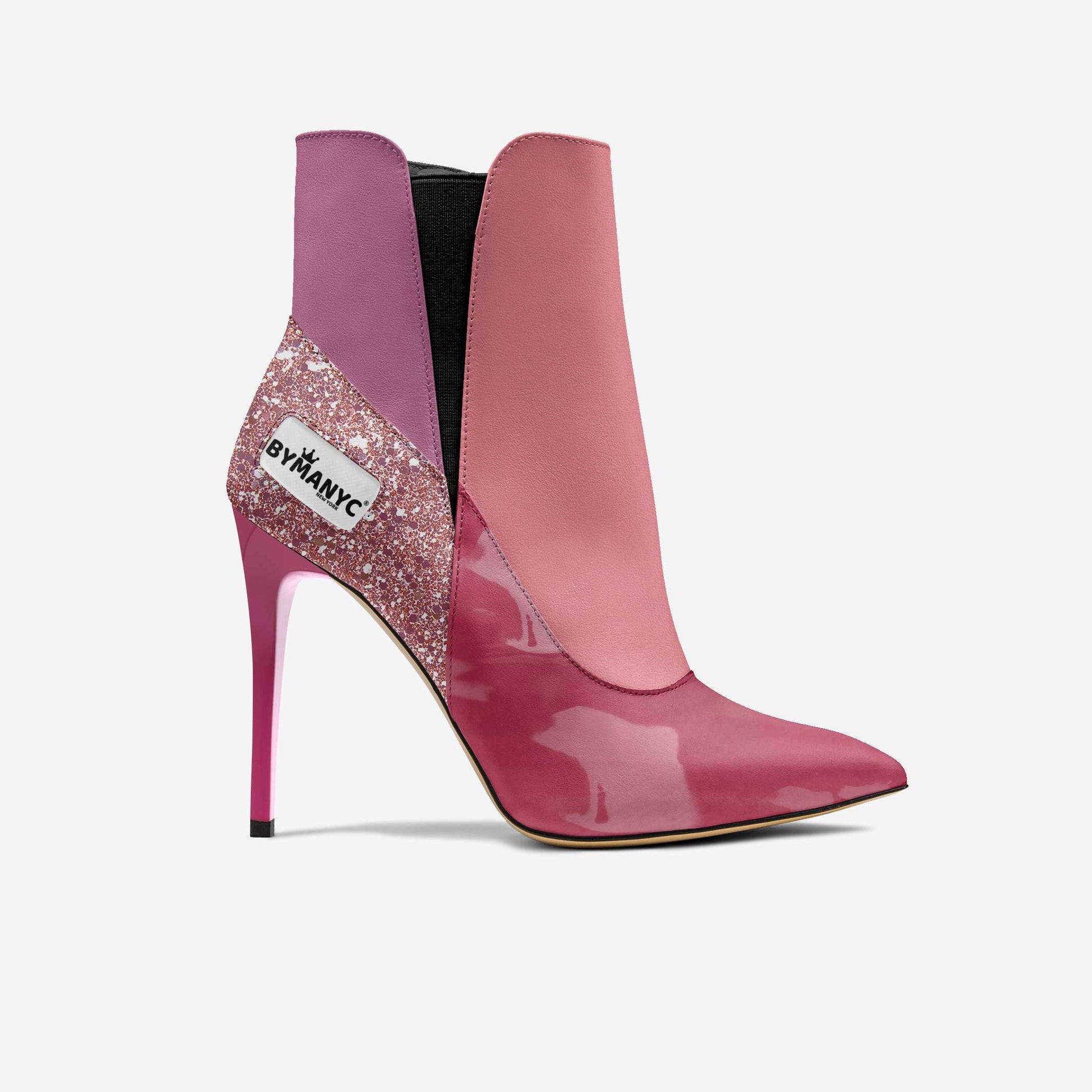 Vegan Heeled Shoe Women BYMANYC ® New York Tribeca Blush Twist by BYMANYC ® New York