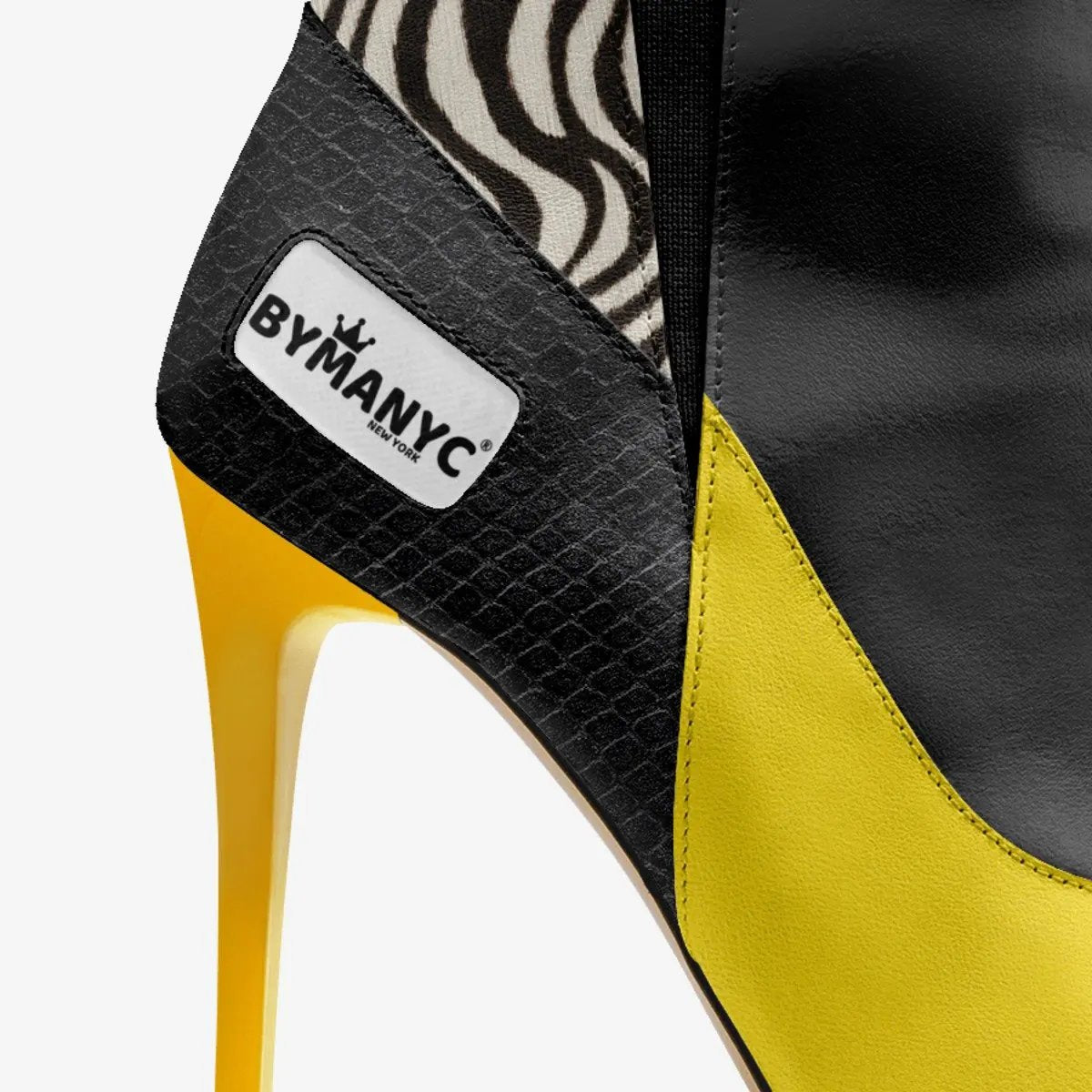 Vegan High Heel Women BYMANYC ® New York Tribeca Yellow Surge by BYMANYC ® New York