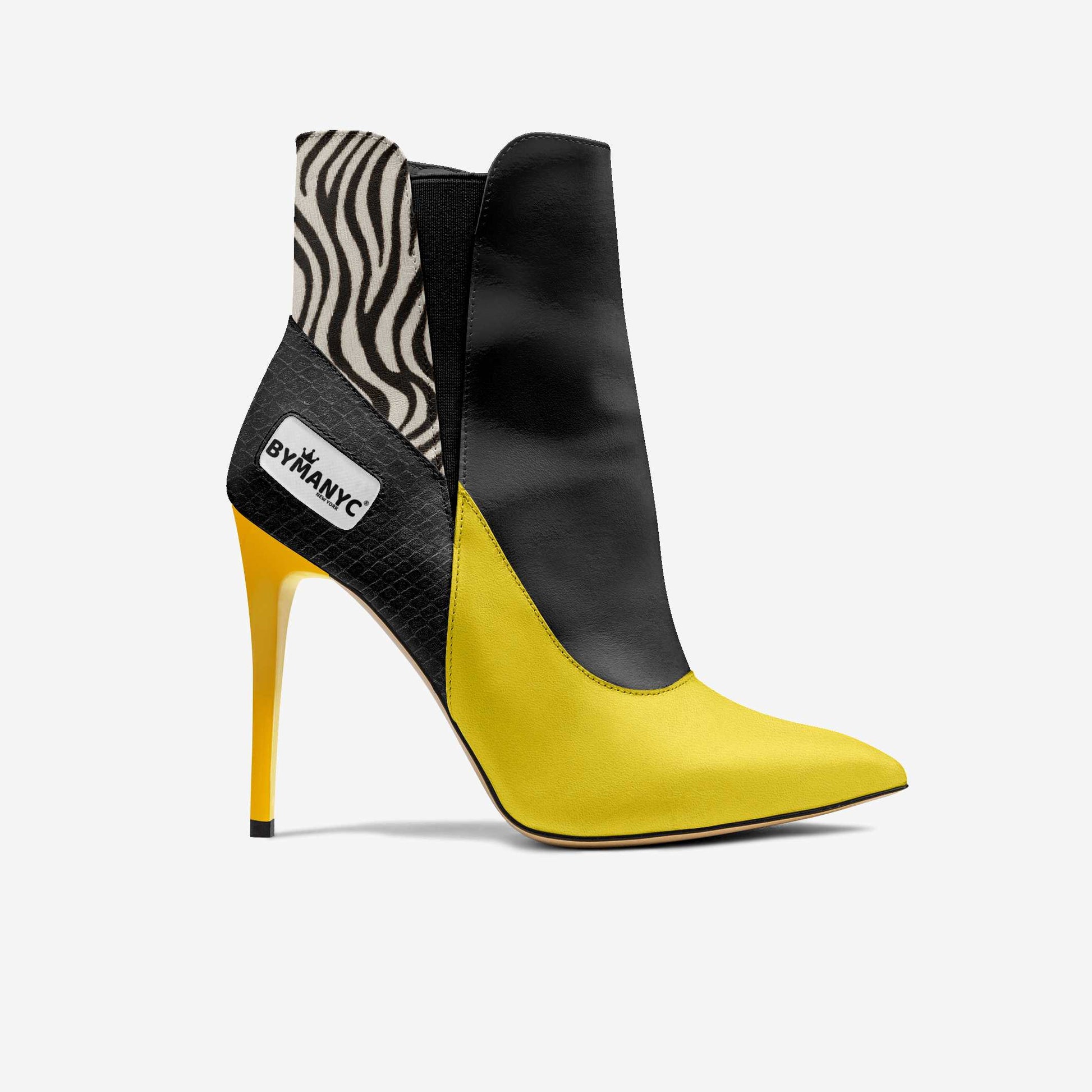 Vegan High Heel Women BYMANYC ® New York Tribeca Yellow Surge by BYMANYC ® New York