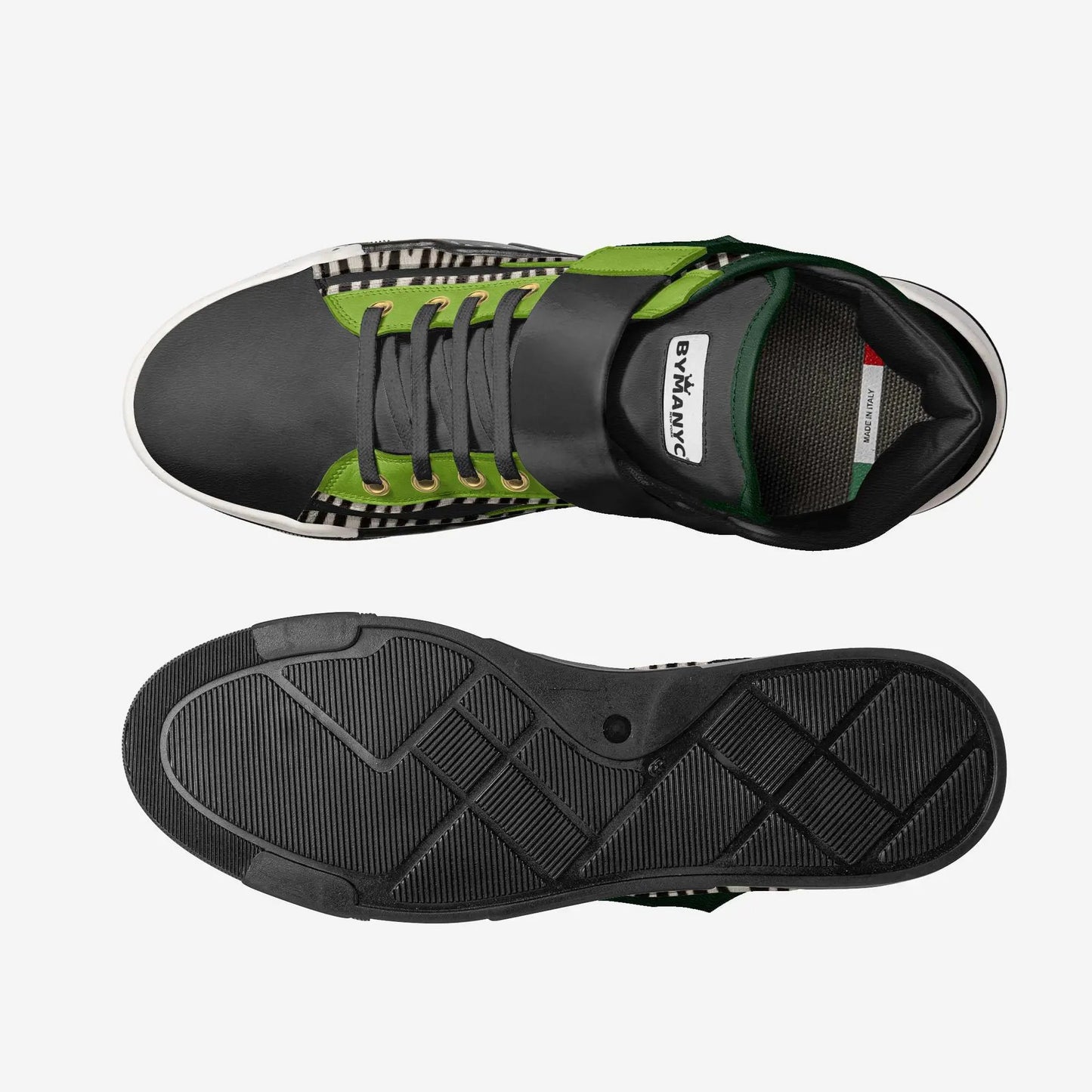 Vegan High-Top BYMANYC ® New York Broadway Nocturne by BYMANYC ® New York