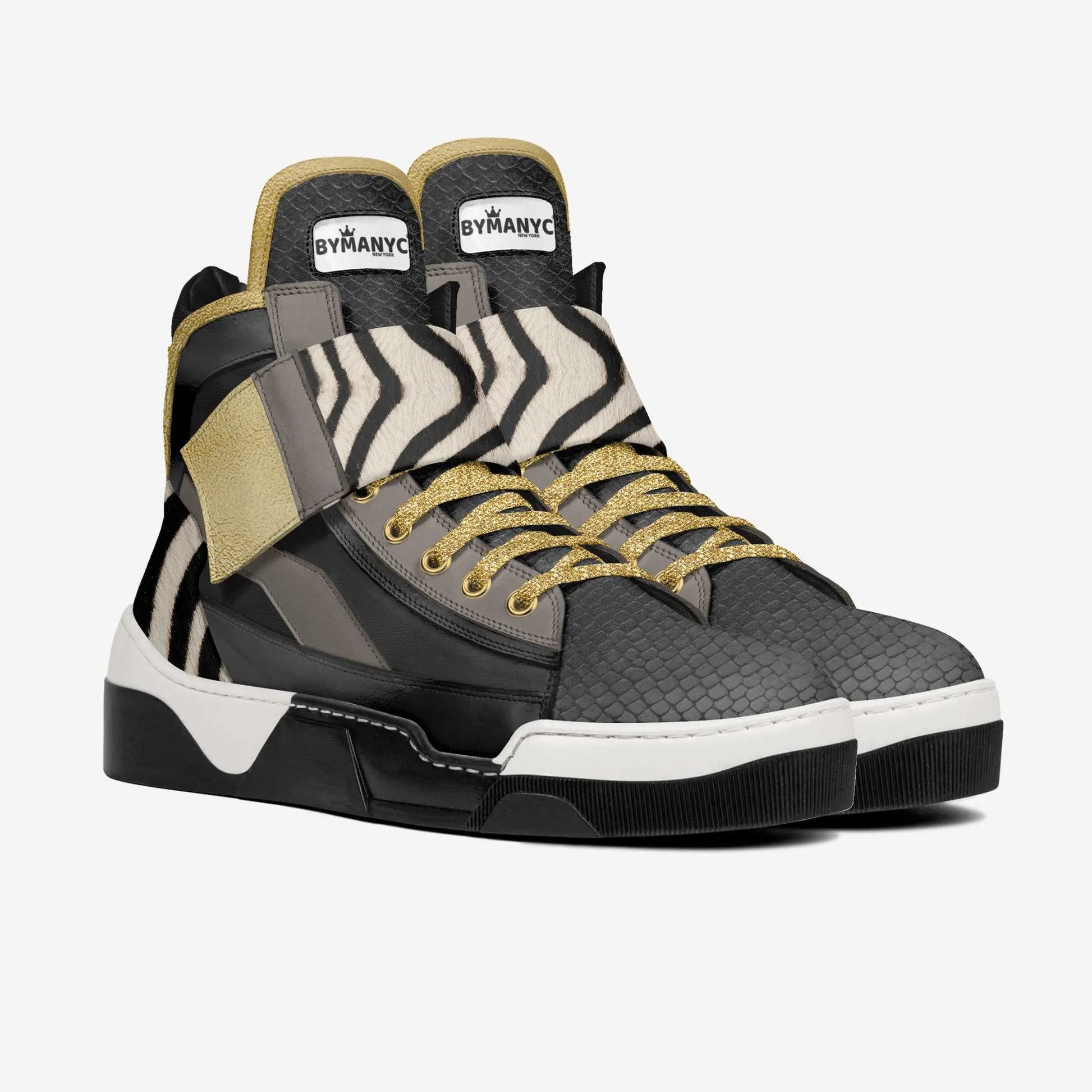 Vegan High-Top BYMANYC ® New York Chelsea Art Pulse by BYMANYC ® New York