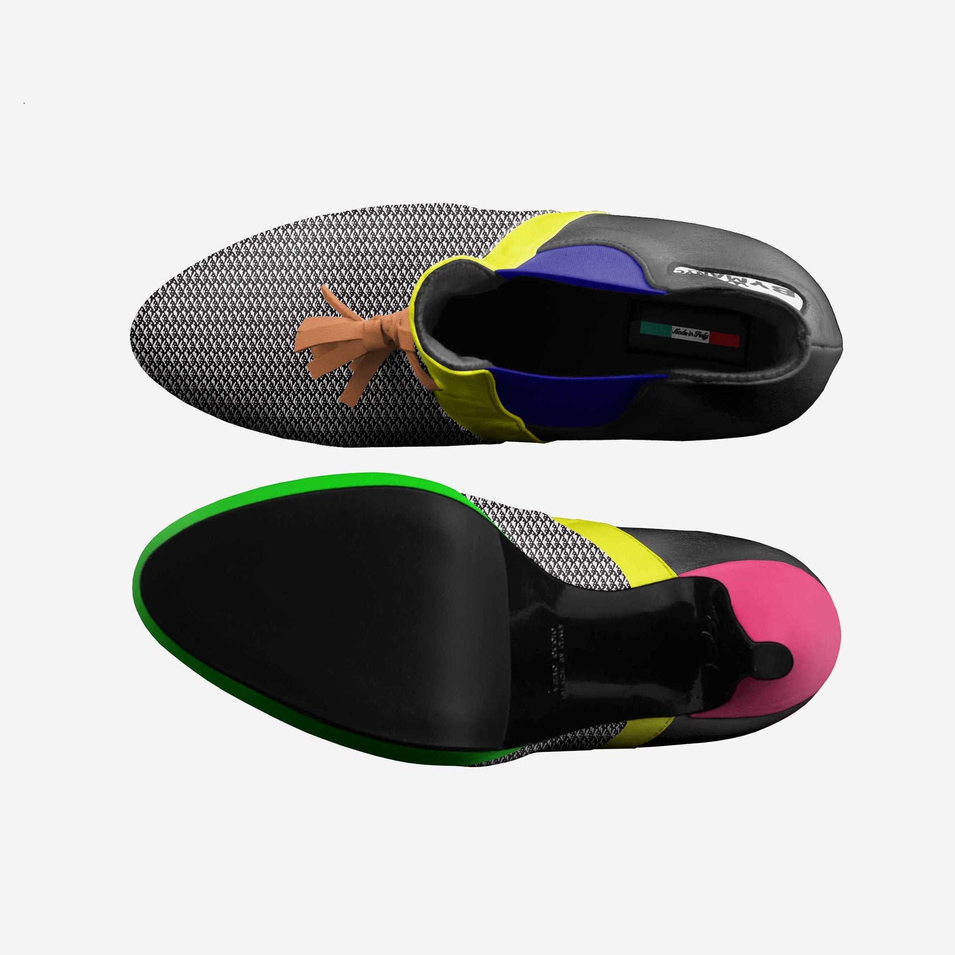 Vegan Platform Boots BYMANYC® New York Urban Chic Black-3