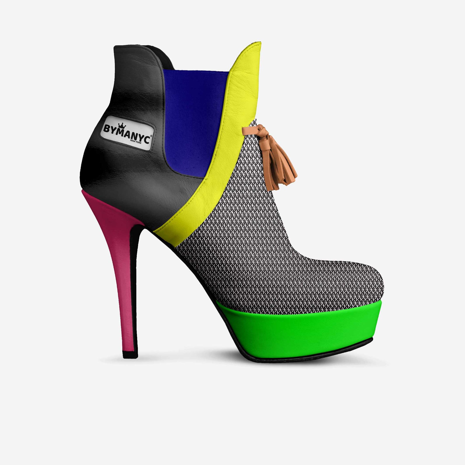 Vegan Platform Boots BYMANYC® New York Urban Chic Black-0