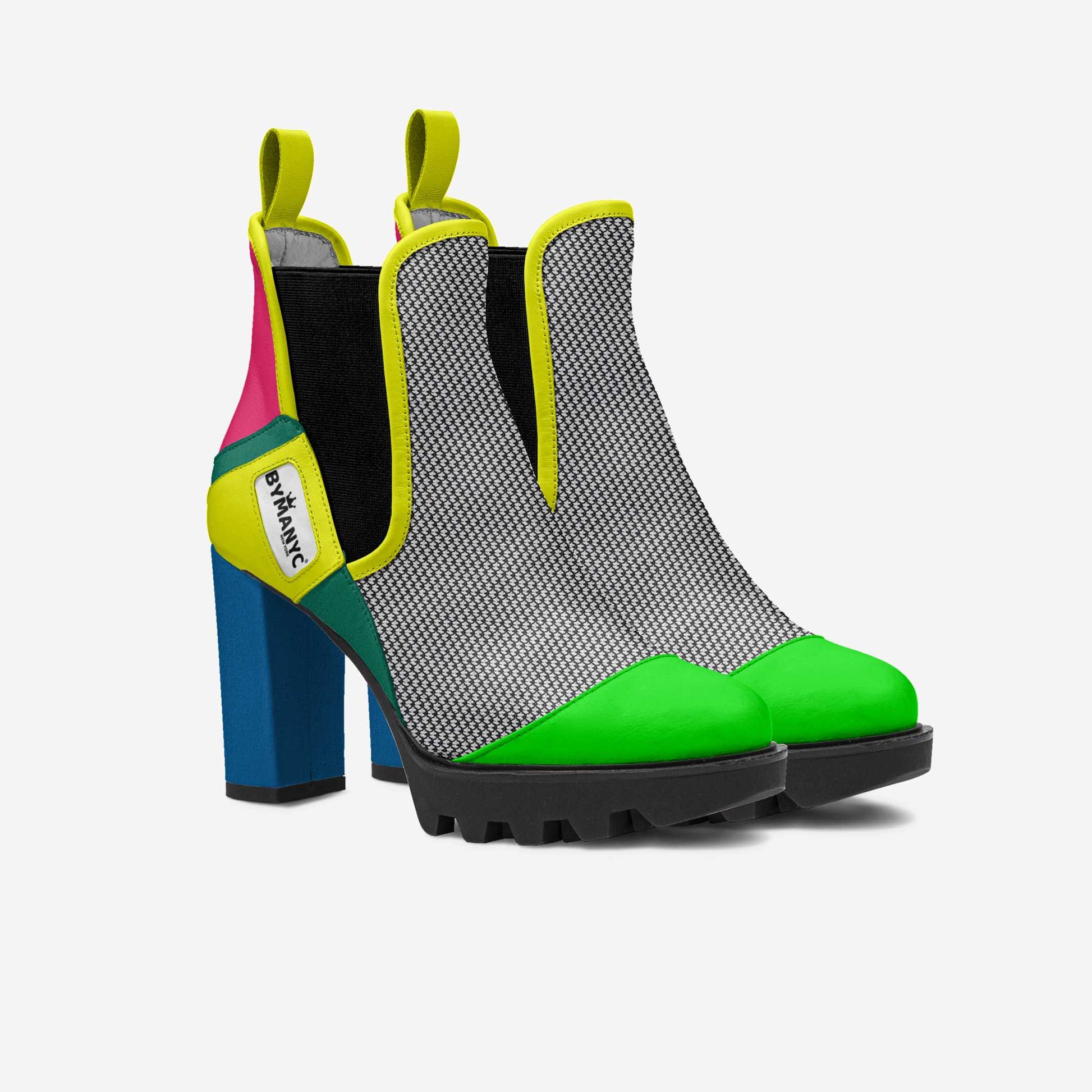 Vegan Urban Elastic Boot BYMANYC ® New York Midnight Black by BYMANYC ® New York