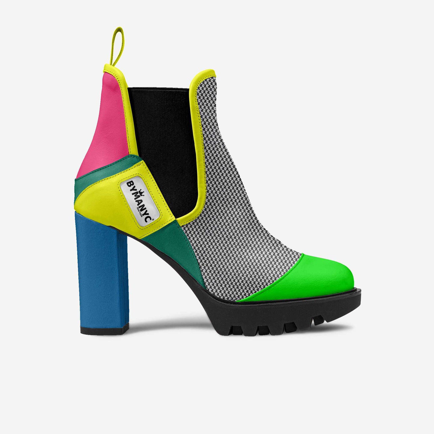 Vegan Urban Elastic Boot BYMANYC ® New York Midnight Black by BYMANYC ® New York