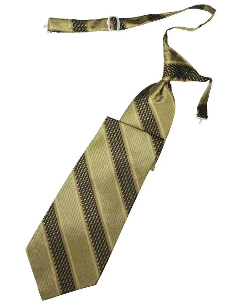Venetian Stripe Necktie Pre-Tied by Tux-USA