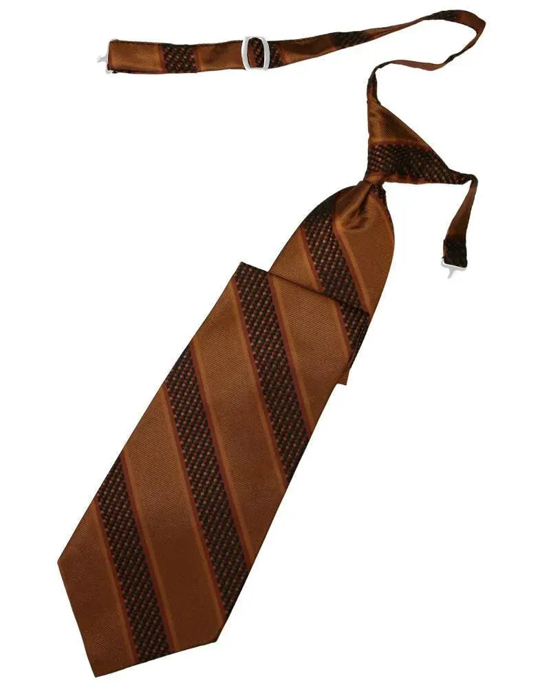 Venetian Stripe Necktie Pre-Tied by Tux-USA
