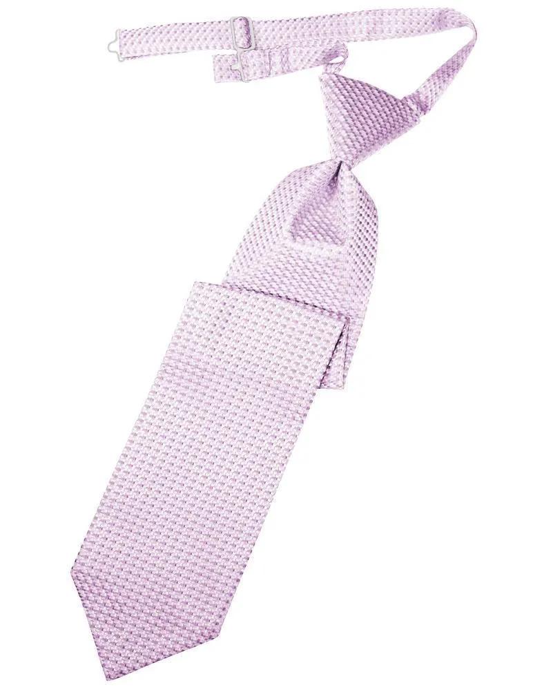 Necktie For Kids Venetian Pattern Diamond Grid Formal Attire by Tux-USA