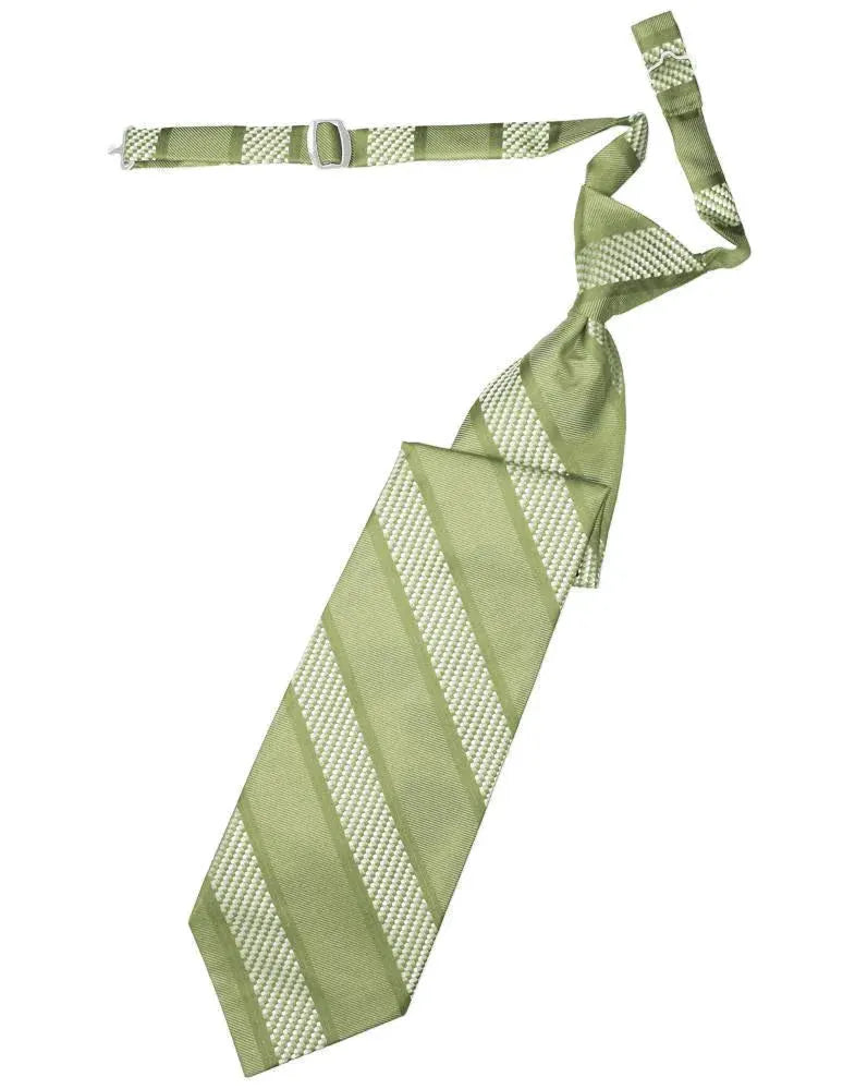 Venetian Stripe Necktie Pre-Tied by Tux-USA