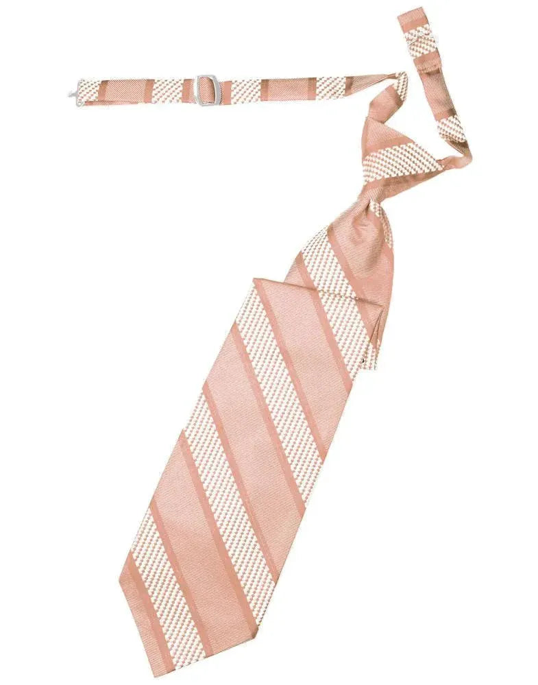 Venetian Stripe Necktie Pre-Tied by Tux-USA