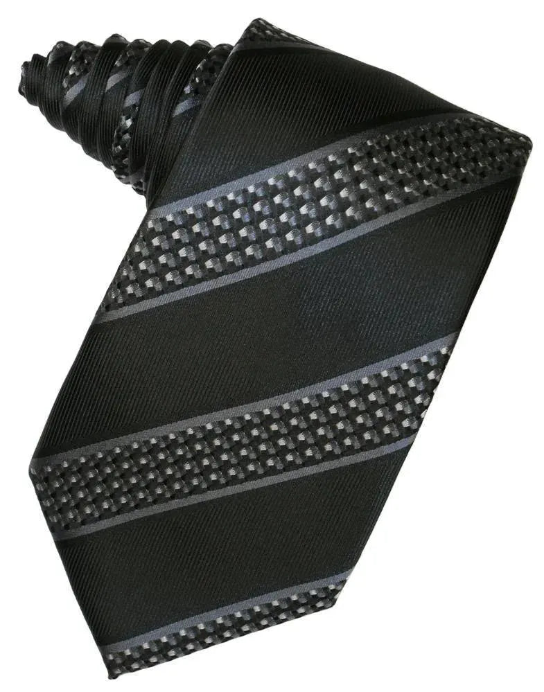 Venetian Stripe Necktie Self Tie by Tux-USA