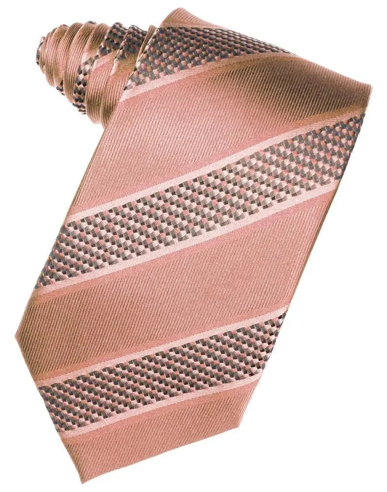 Venetian Stripe Necktie Self Tie by Tux-USA