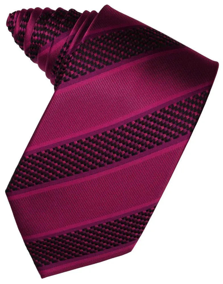 Venetian Stripe Necktie Self Tie by Tux-USA