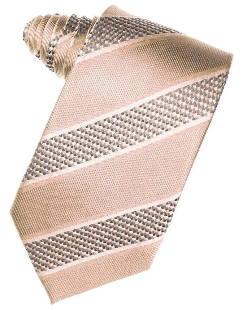 Venetian Stripe Necktie Self Tie by Tux-USA