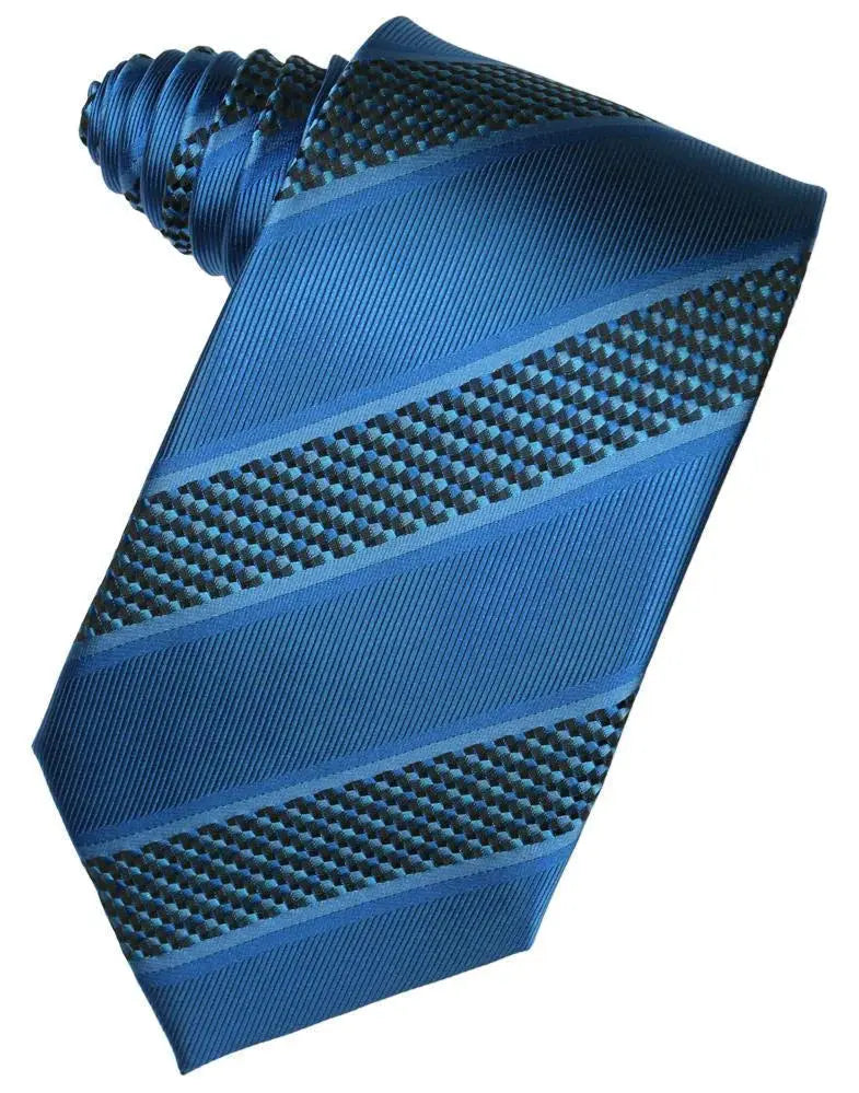 Venetian Stripe Necktie Self Tie by Tux-USA