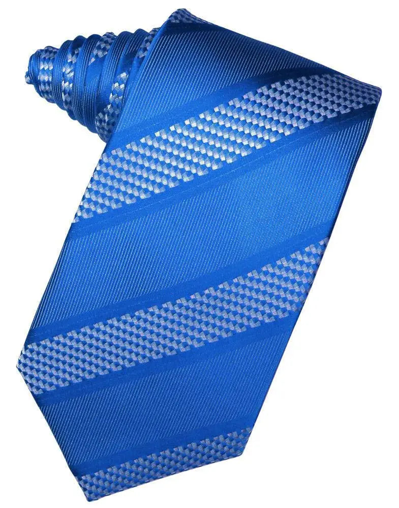 Venetian Stripe Necktie Self Tie by Tux-USA