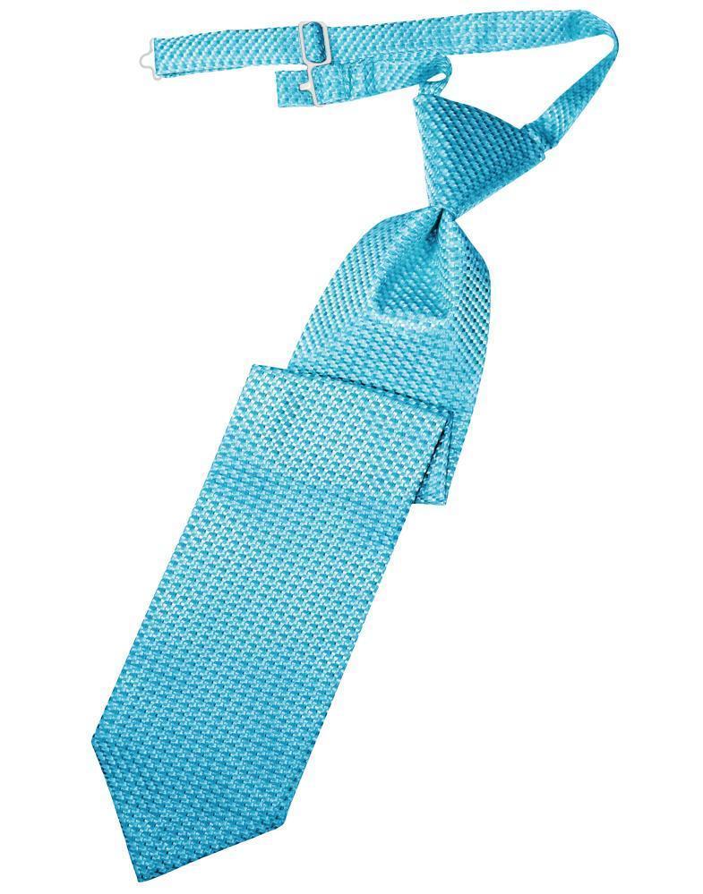 Necktie For Kids Venetian Pattern Diamond Grid Formal Attire by Tux-USA
