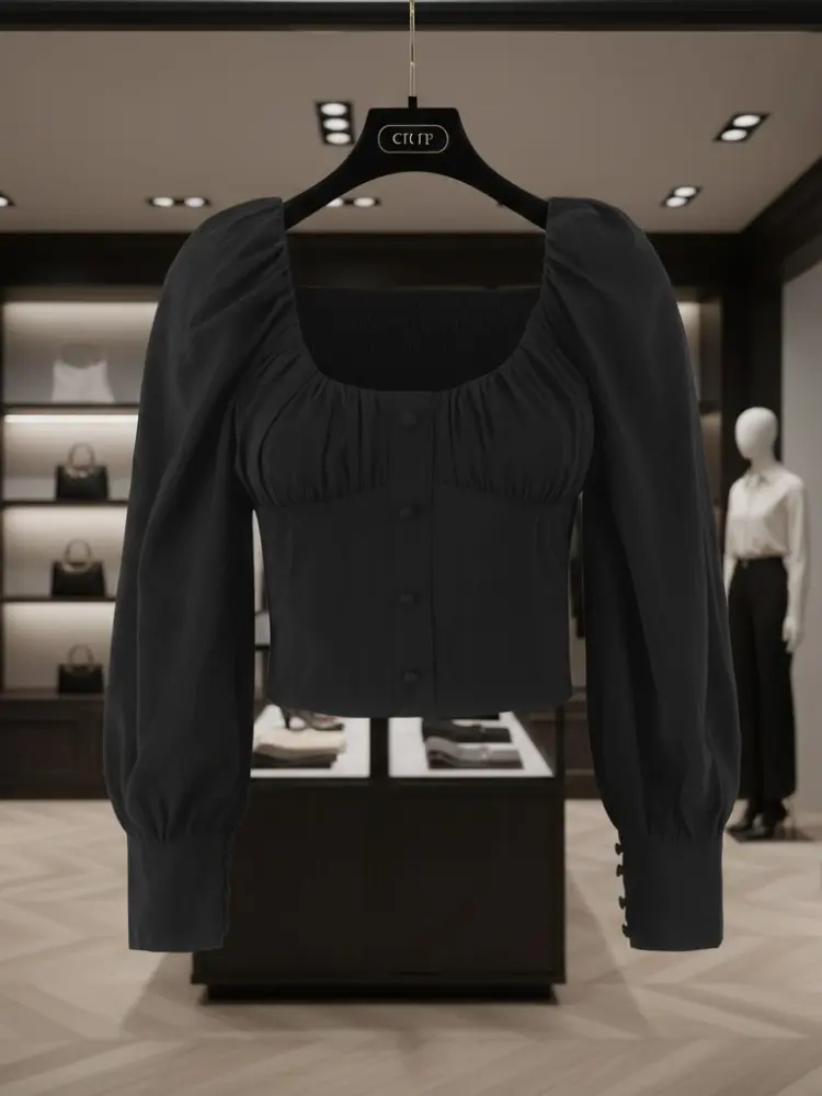 Victorian Noir Top • VILLAGE New Collection BYMANYC ® New York by BYMANYC ® New York