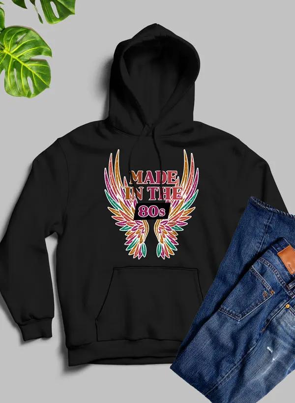 Vintage Inspired Made In The 80s Hoodie by Merch