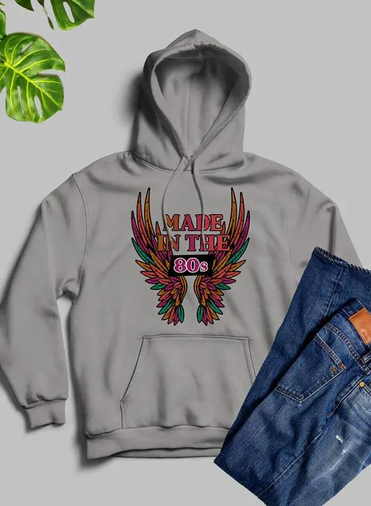 Vintage Inspired Made In The 80s Hoodie by Merch