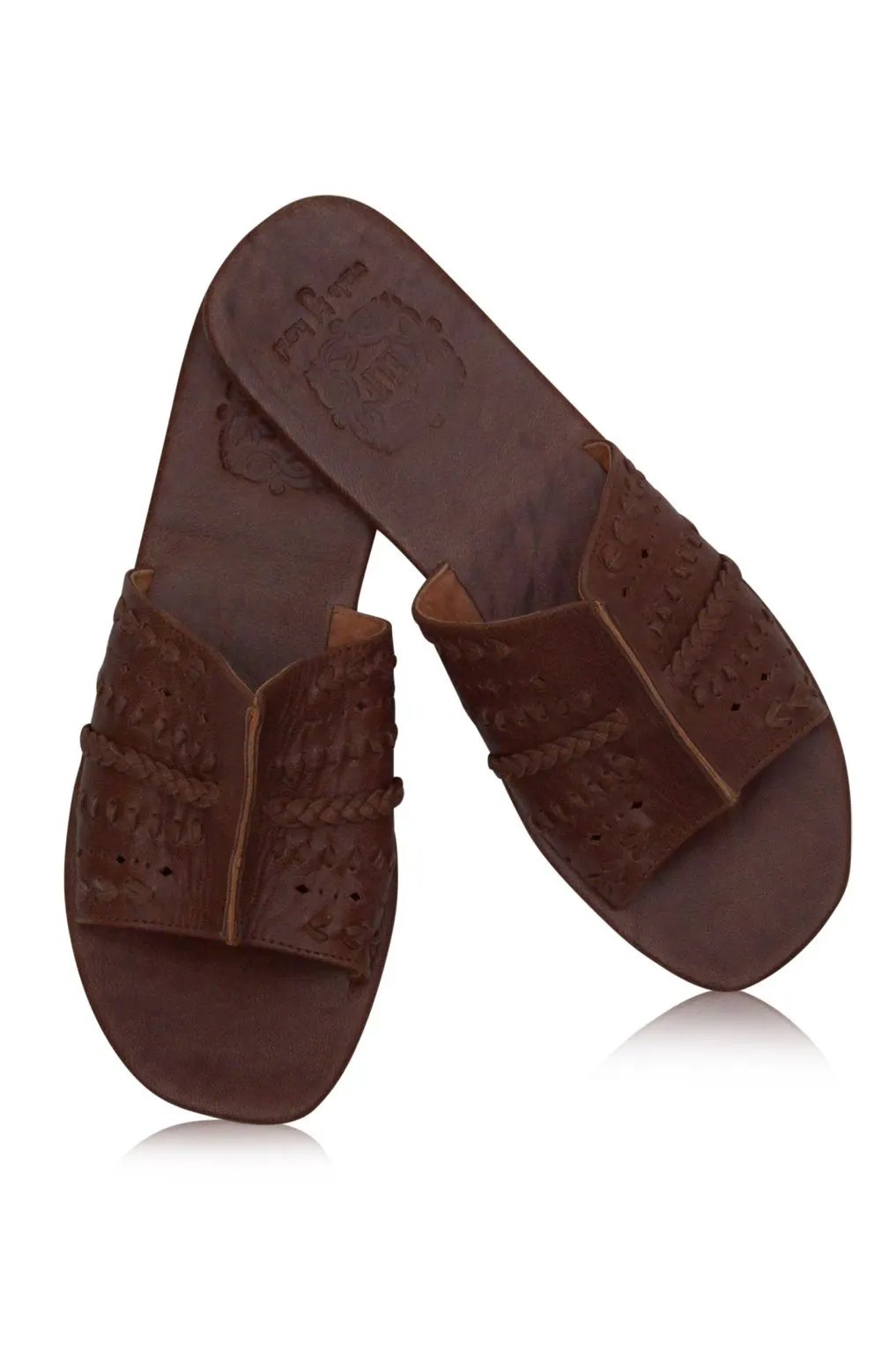 Dolce Vita Leather Slide Sandals by ELF