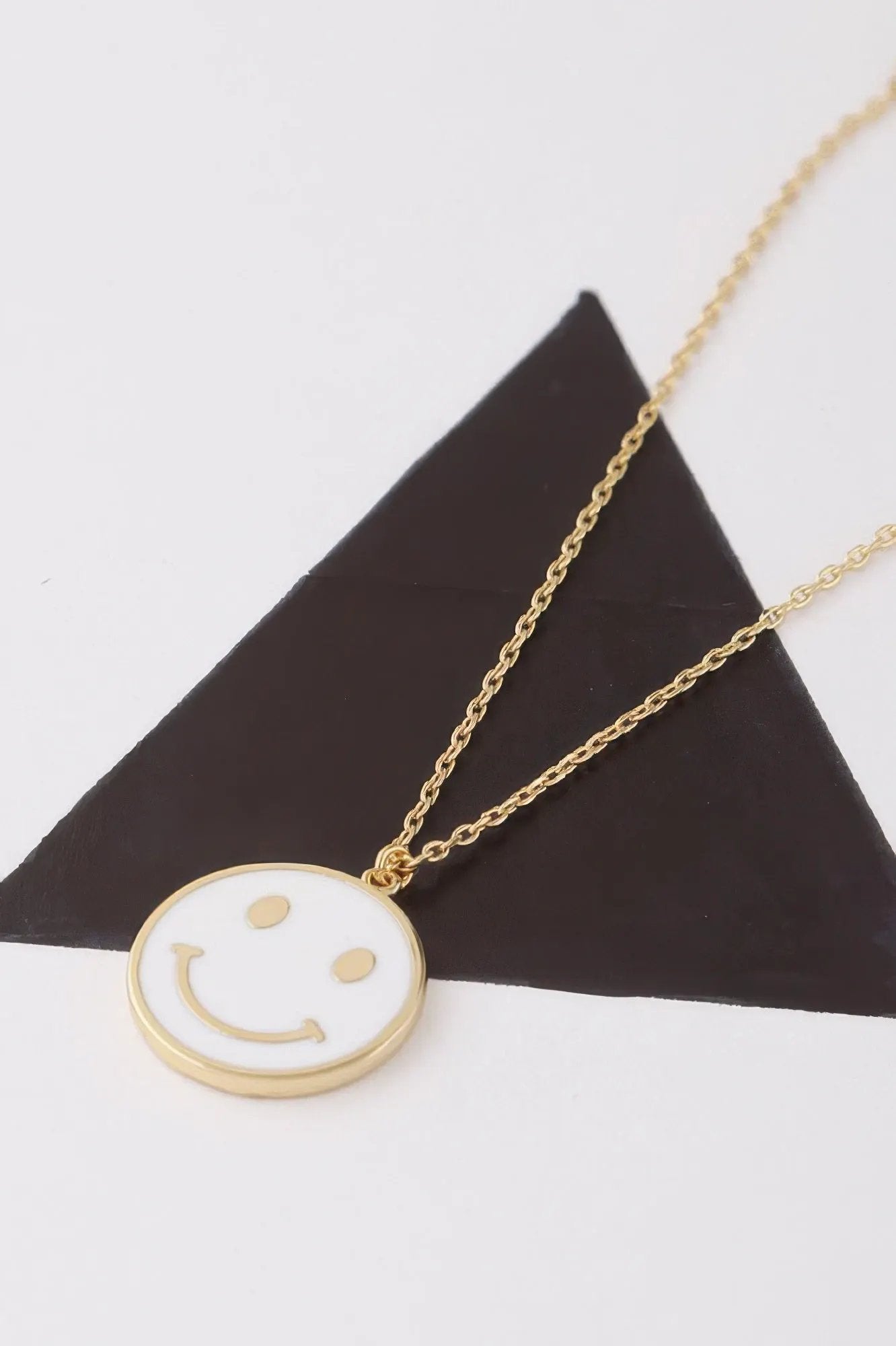 Women's Smiley Face Pendant Necklace BYMANYC ® New York CONTEMPORARY VIBRANT MODERN JEWELRY - New Collection by BYMANYC New York