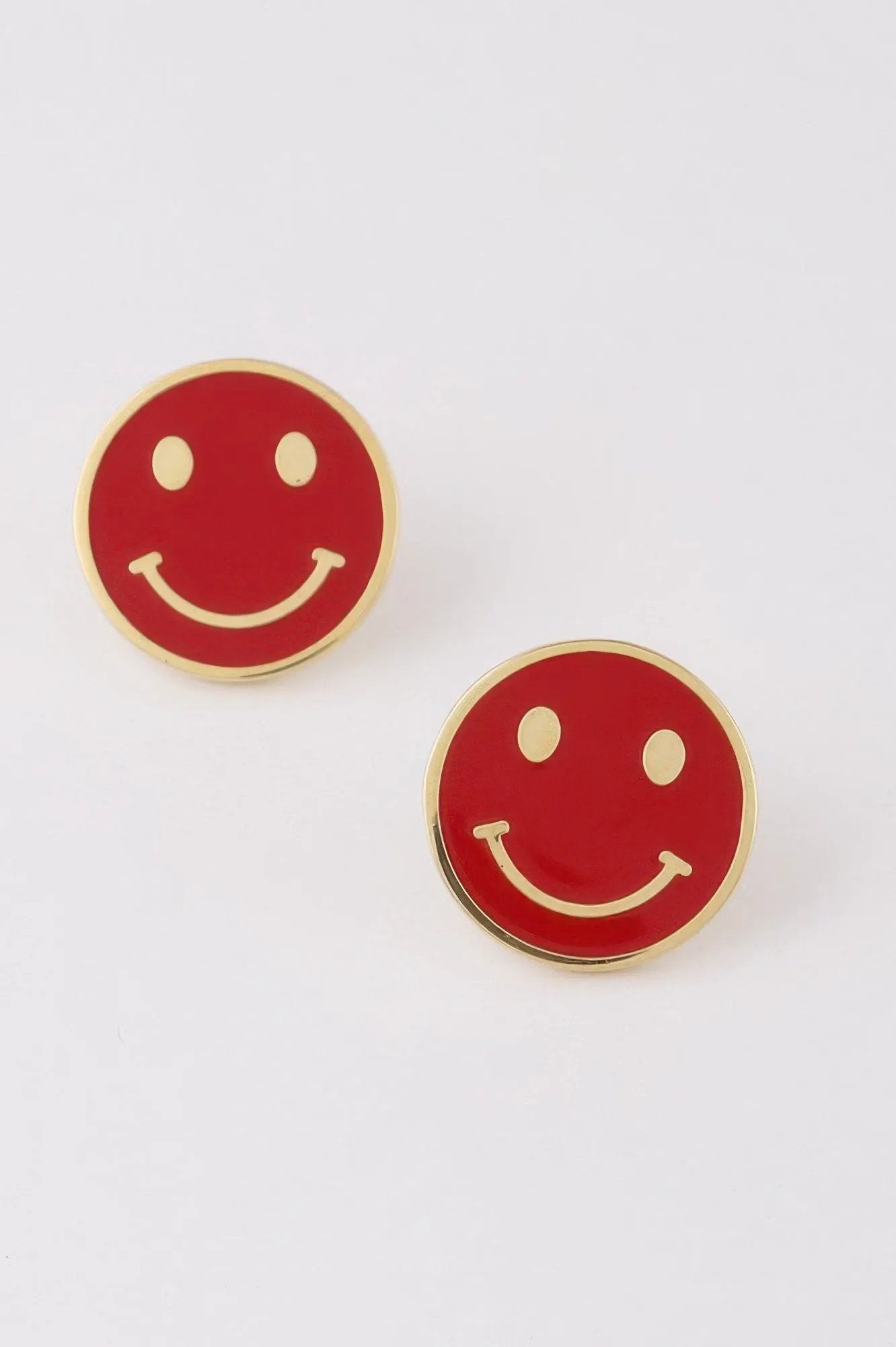 Women's Smiley Face Stud Earrings BYMANYC ® New York CONTEMPORARY VIBRANT MODERN JEWELRY - New Collection by BYMANYC New York