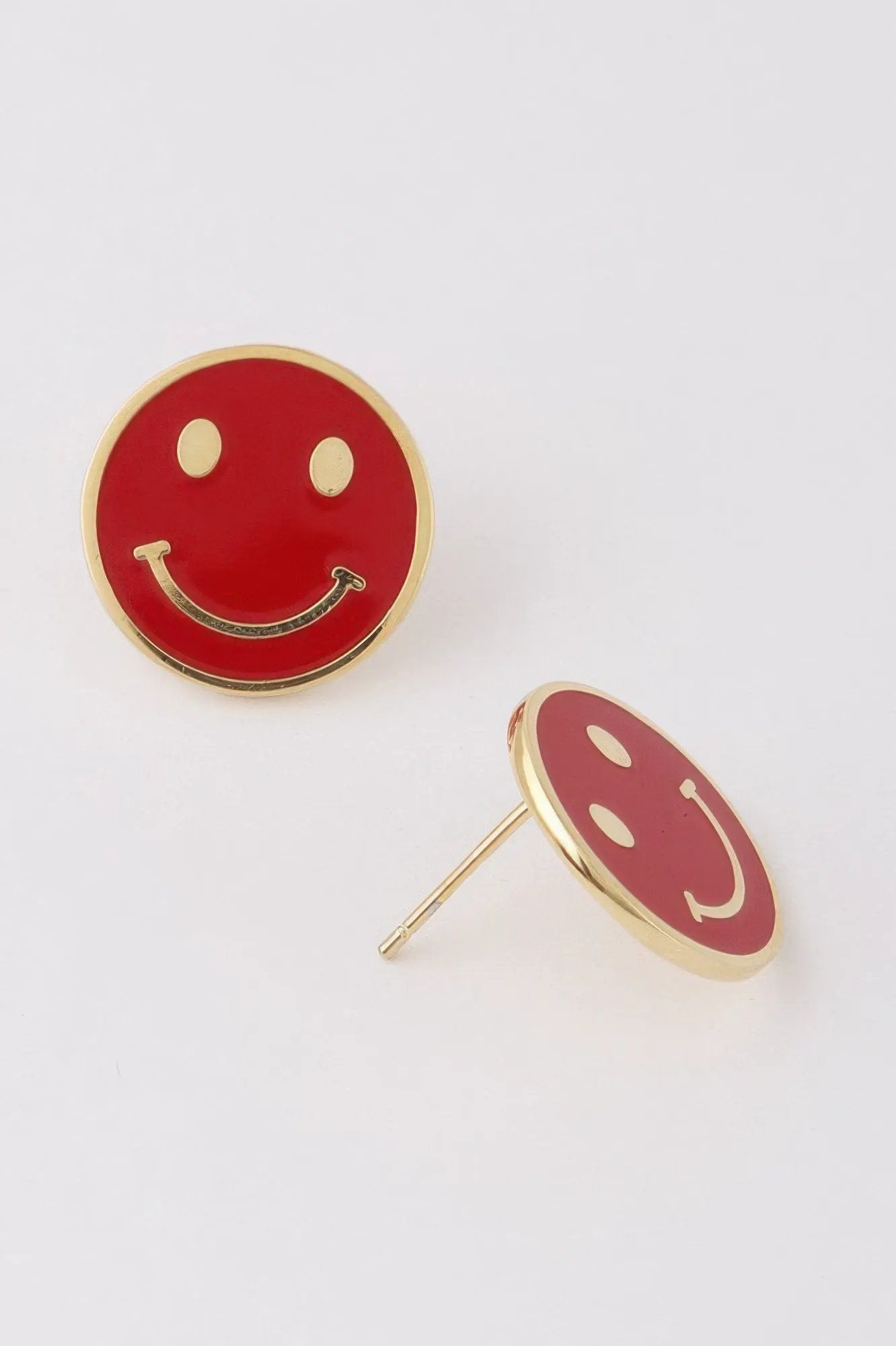Women's Smiley Face Stud Earrings BYMANYC ® New York CONTEMPORARY VIBRANT MODERN JEWELRY - New Collection by BYMANYC New York