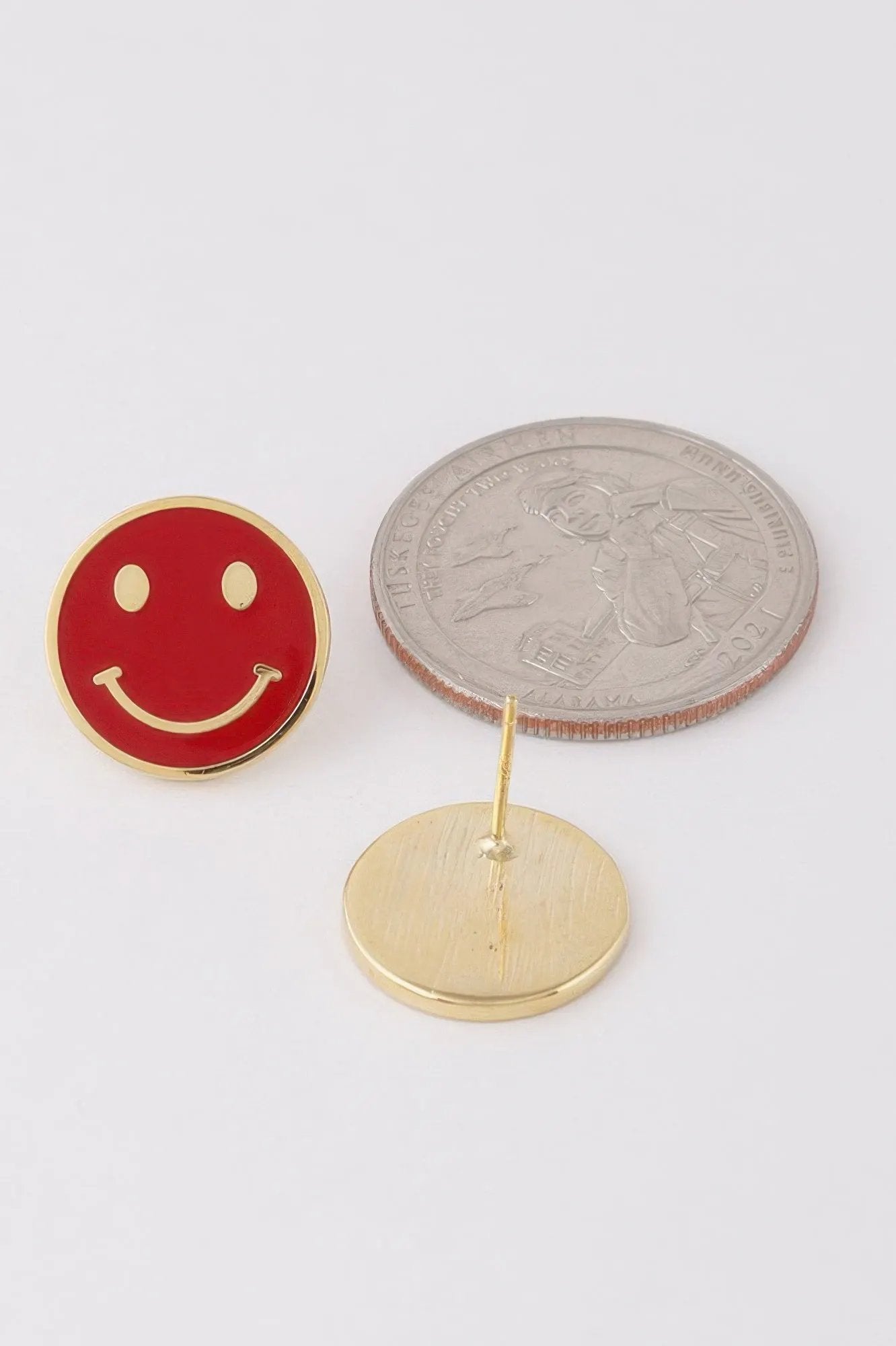 Women's Smiley Face Stud Earrings BYMANYC ® New York CONTEMPORARY VIBRANT MODERN JEWELRY - New Collection by BYMANYC New York