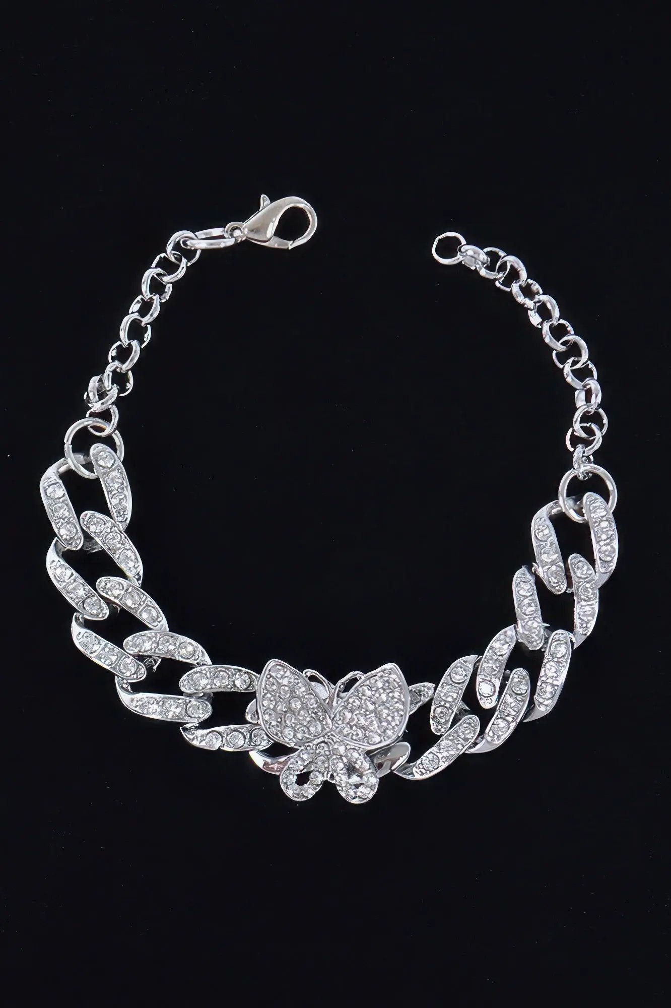 Women's Rhinestone Butterfly Chain Bracelet BYMANYC ® New York CONTEMPORARY VIBRANT MODERN JEWELRY - New Collection by BYMANYC New York