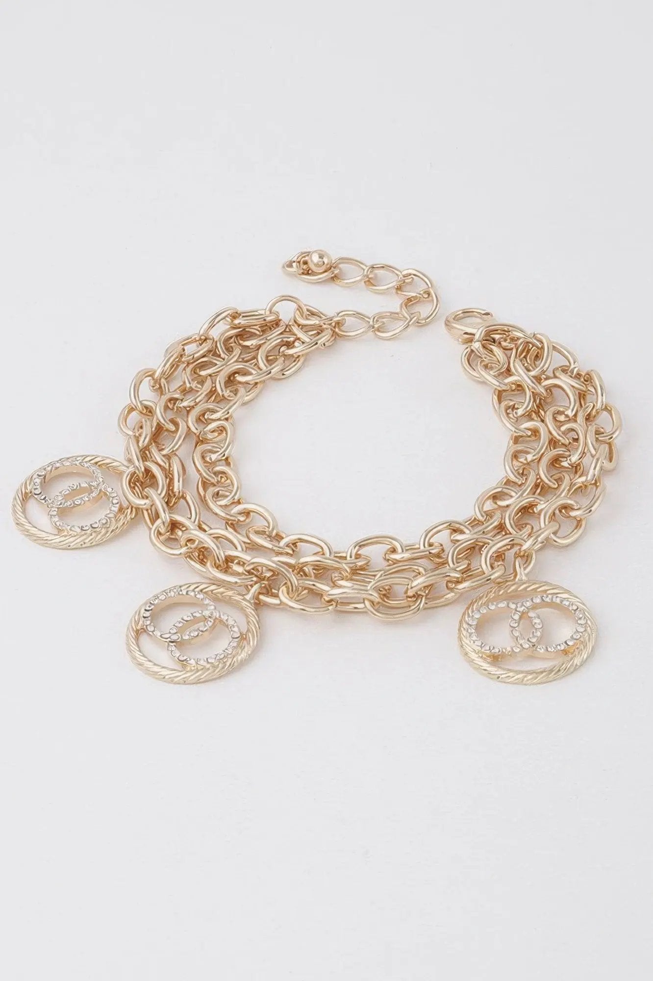 Women's Multi OO Charm Bracelet BYMANYC ® New York CONTEMPORARY VIBRANT MODERN JEWELRY - New Collection by BYMANYC New York