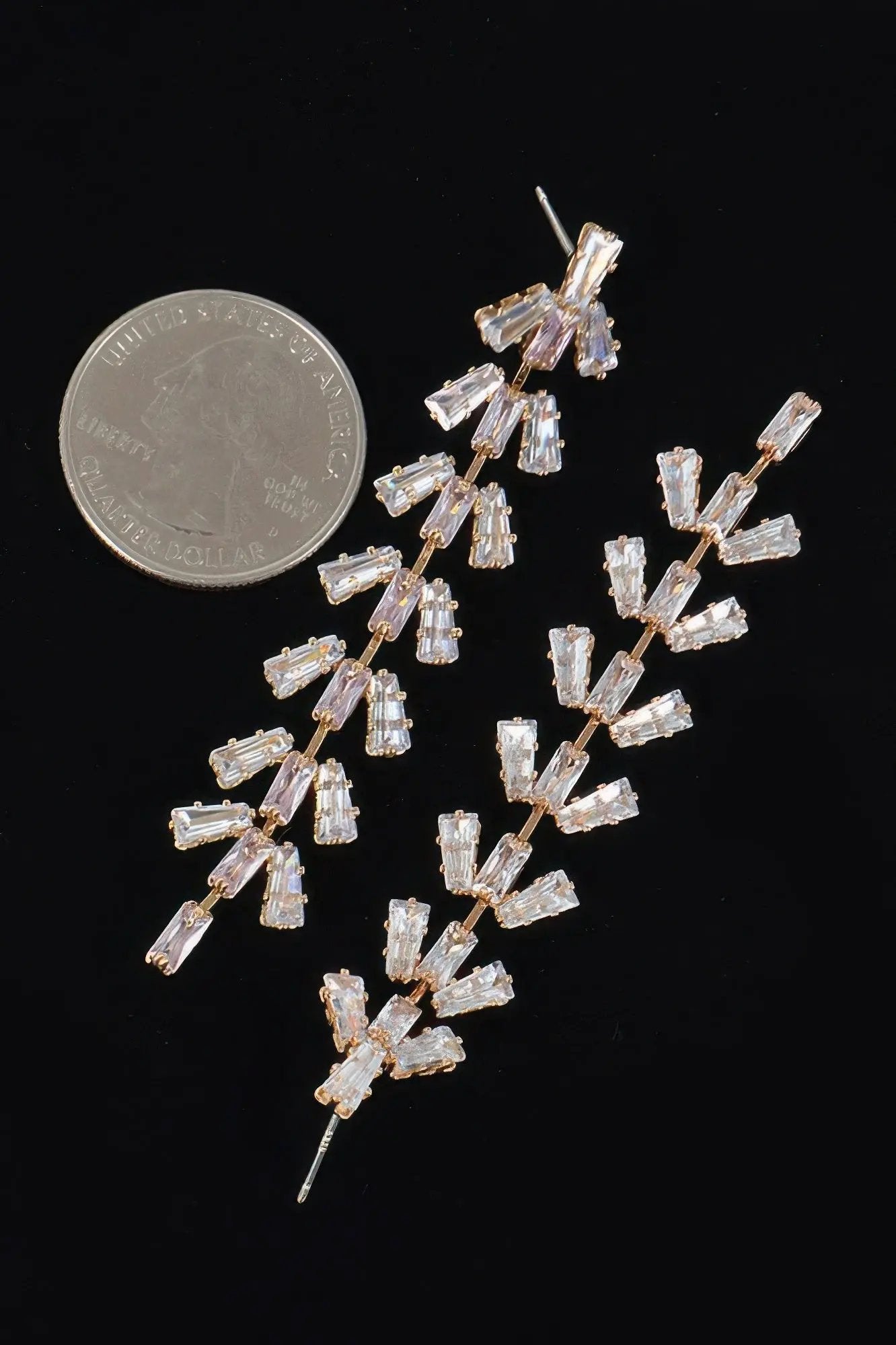 Women's Rhinestone Drop Earrings BYMANYC ® New York CONTEMPORARY VIBRANT MODERN JEWELRY - New Collection by BYMANYC New York