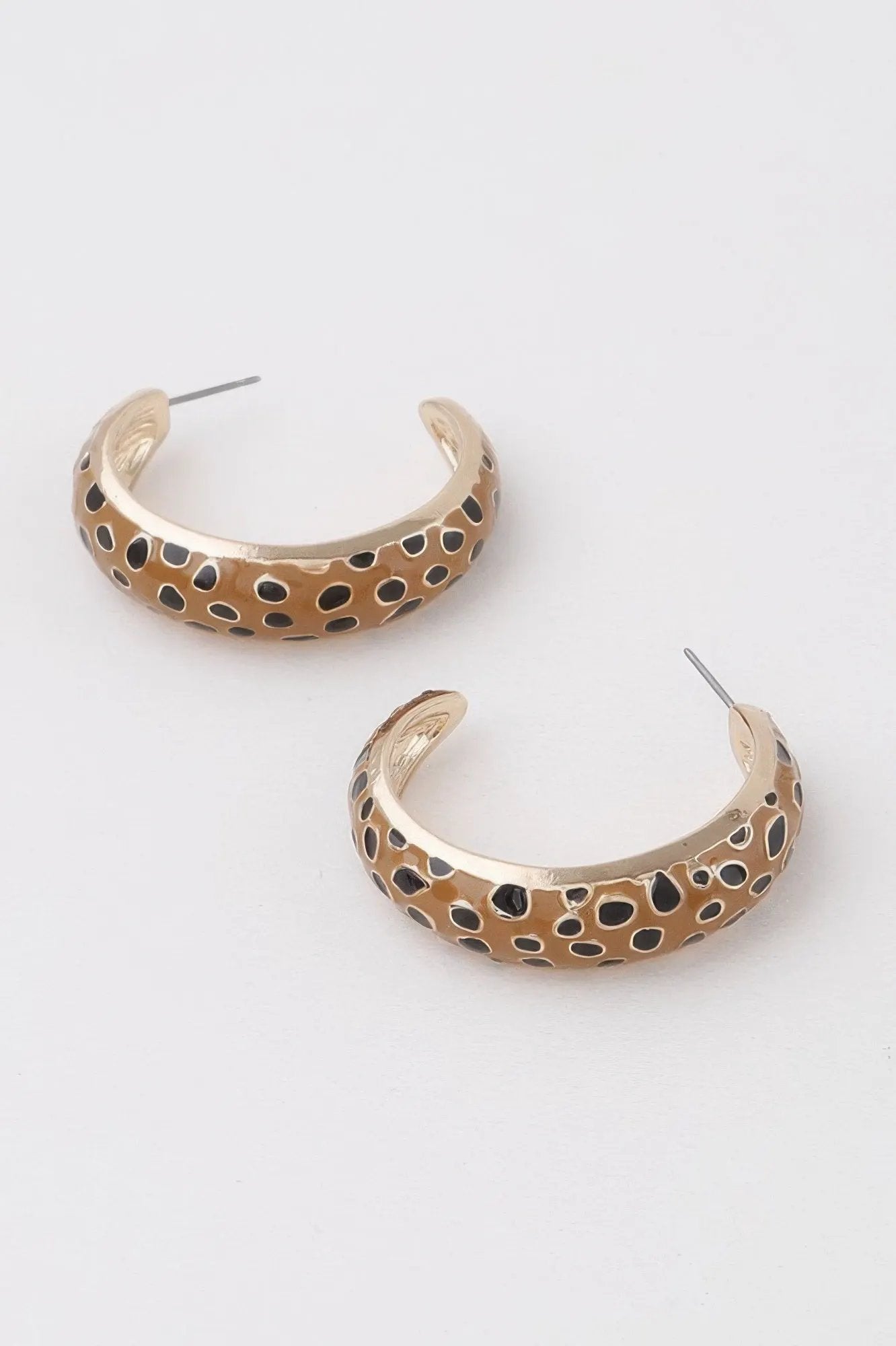 Women's Cheetah Print Hoop Earrings BYMANYC ® New York CONTEMPORARY VIBRANT MODERN JEWELRY - New Collection by BYMANYC New York