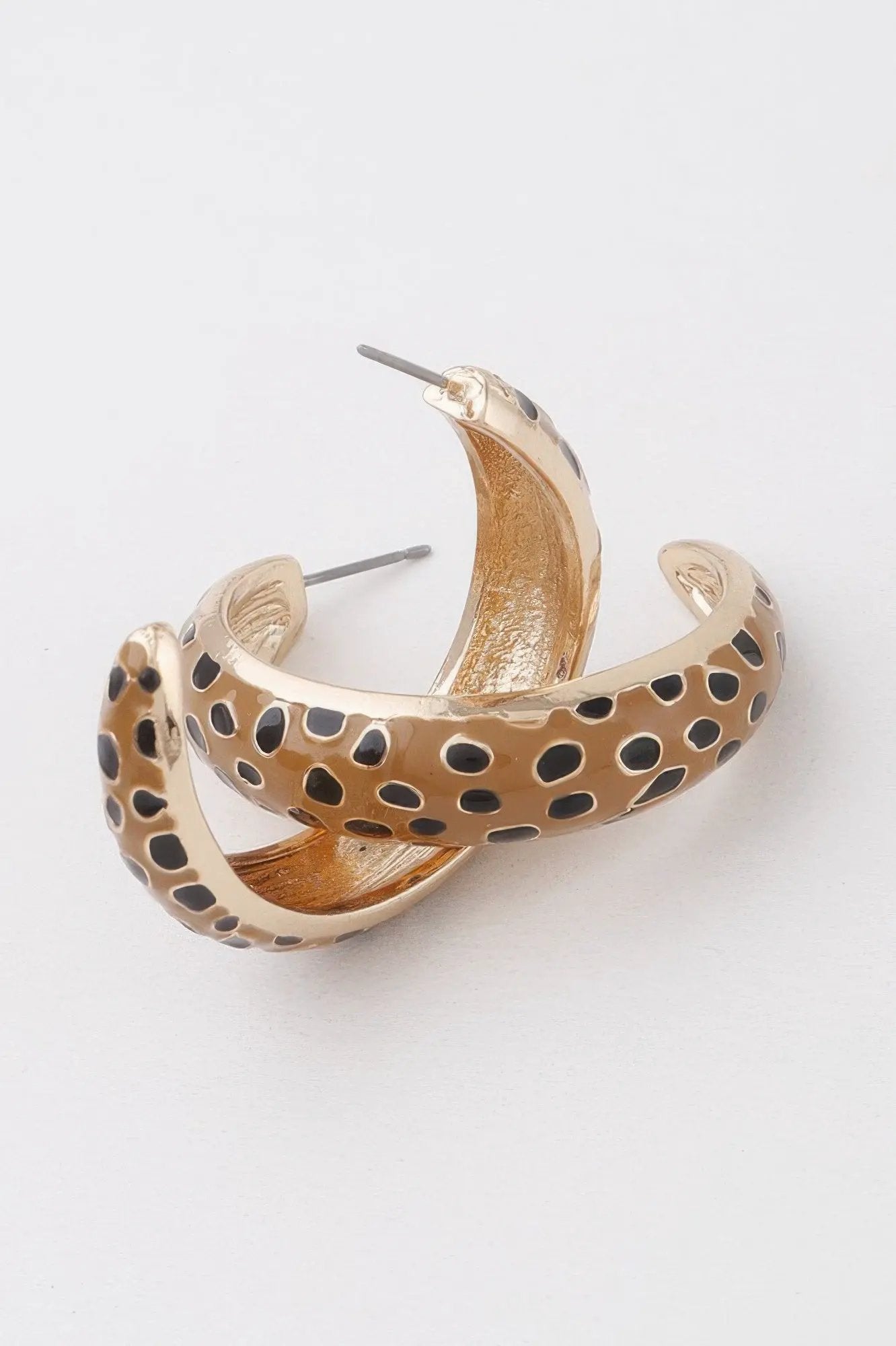 Women's Cheetah Print Hoop Earrings BYMANYC ® New York CONTEMPORARY VIBRANT MODERN JEWELRY - New Collection by BYMANYC New York