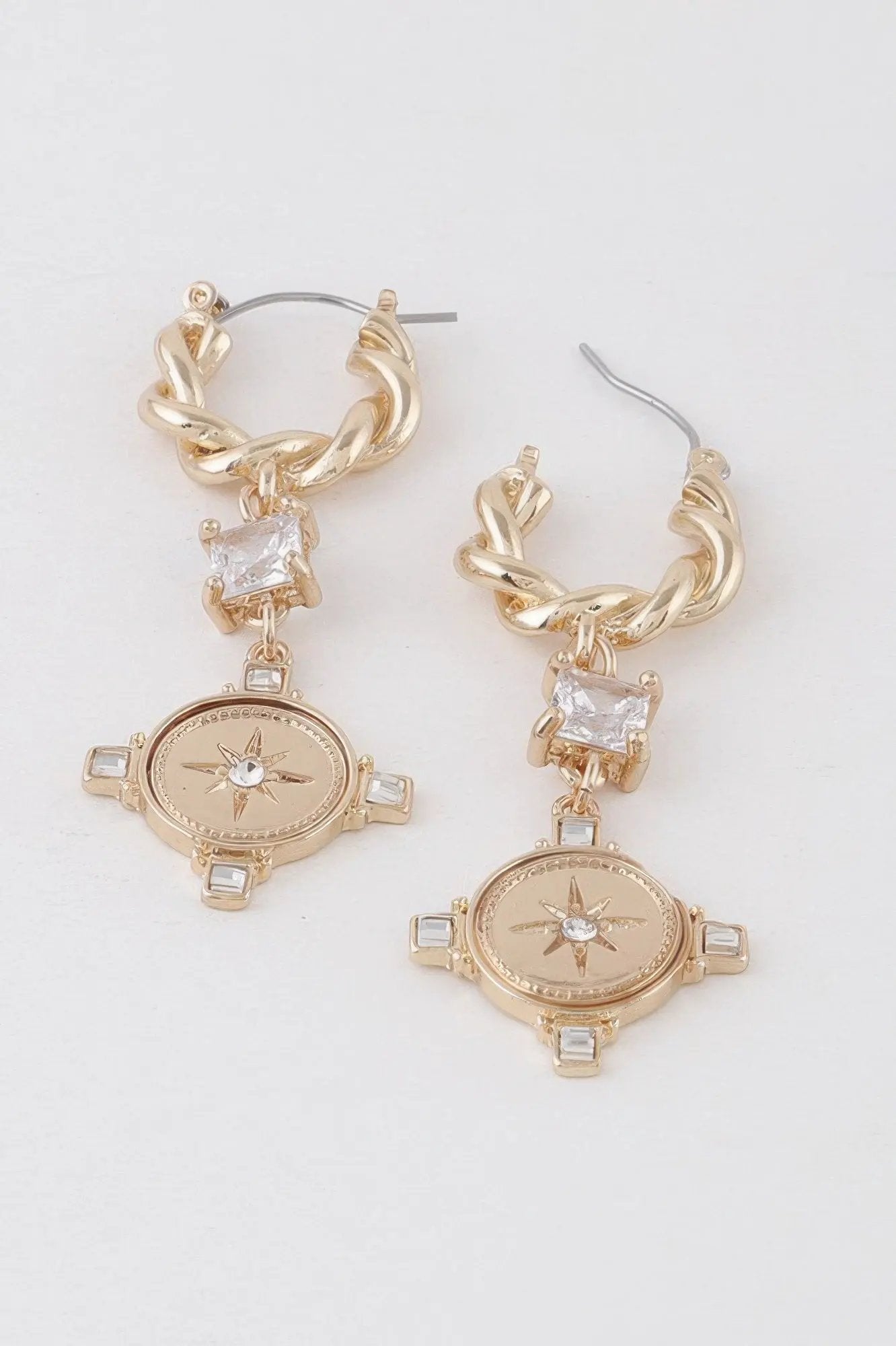 Women's Twisted Shining Star Drop Earrings BYMANYC ® New York CONTEMPORARY VIBRANT MODERN JEWELRY - New Collection by BYMANYC New York