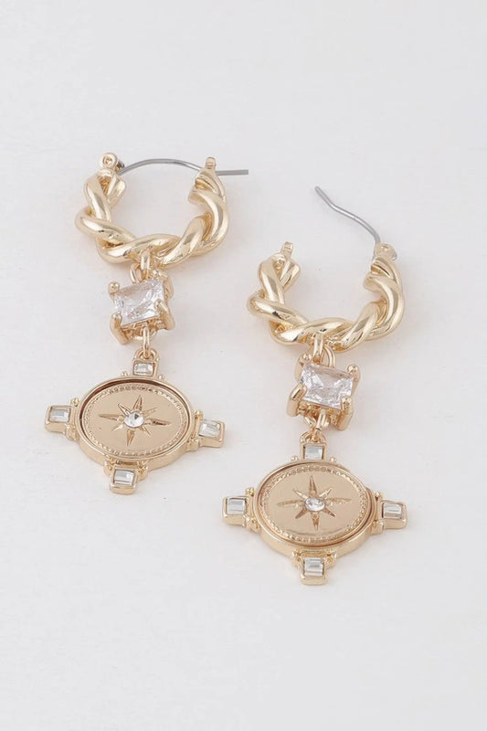 Women's Twisted Shining Star Drop Earrings BYMANYC ® New York CONTEMPORARY VIBRANT MODERN JEWELRY - New Collection by BYMANYC New York