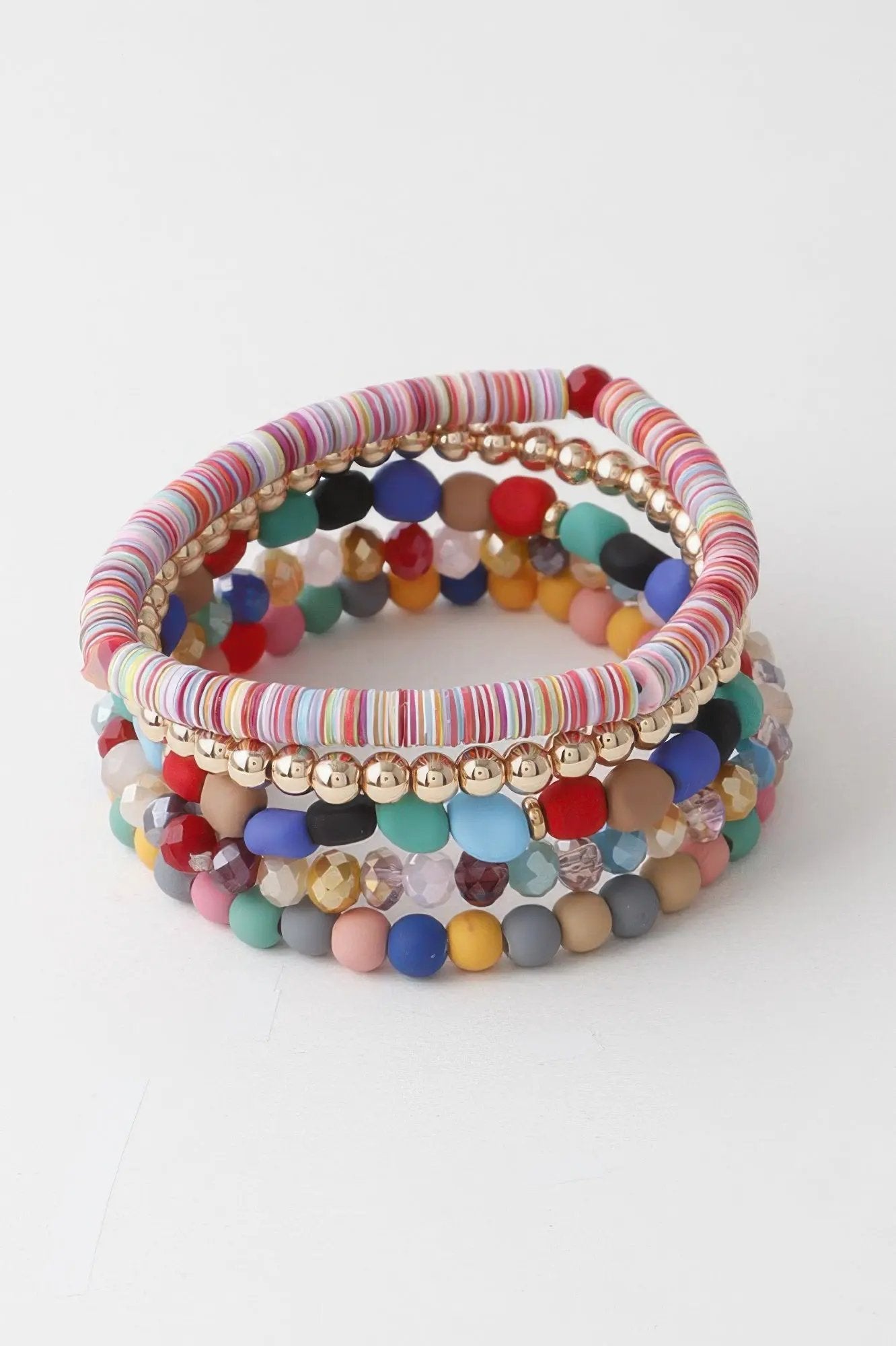 Women's Multi Bead N Crystal Bracelet BYMANYC ® New York CONTEMPORARY VIBRANT MODERN JEWELRY - New Collection by BYMANYC New York