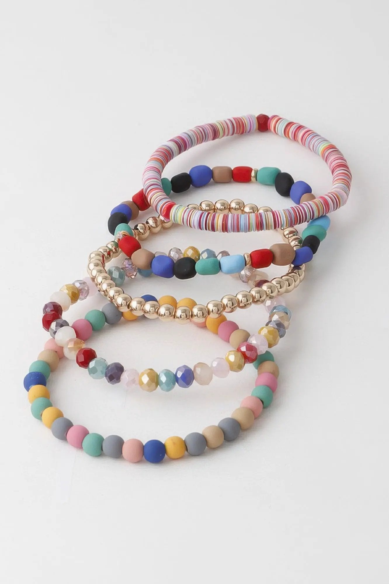 Women's Multi Bead N Crystal Bracelet BYMANYC ® New York CONTEMPORARY VIBRANT MODERN JEWELRY - New Collection by BYMANYC New York