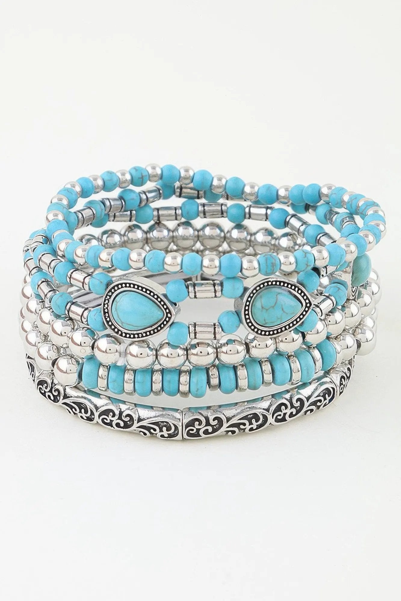 Women's Antique Teardrop Beaded Bracelet BYMANYC ® New York CONTEMPORARY VIBRANT MODERN JEWELRY - New Collection by BYMANYC New York