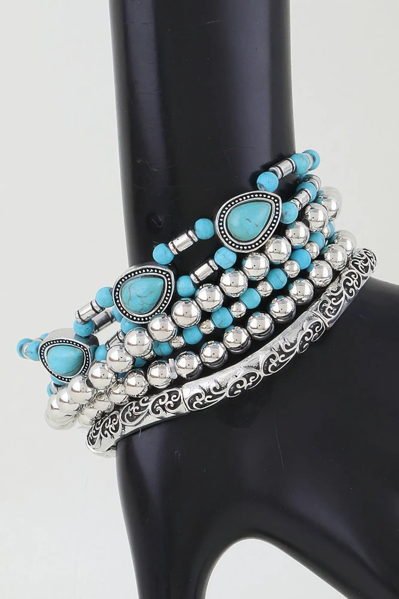Women's Antique Teardrop Beaded Bracelet BYMANYC ® New York CONTEMPORARY VIBRANT MODERN JEWELRY - New Collection by BYMANYC New York