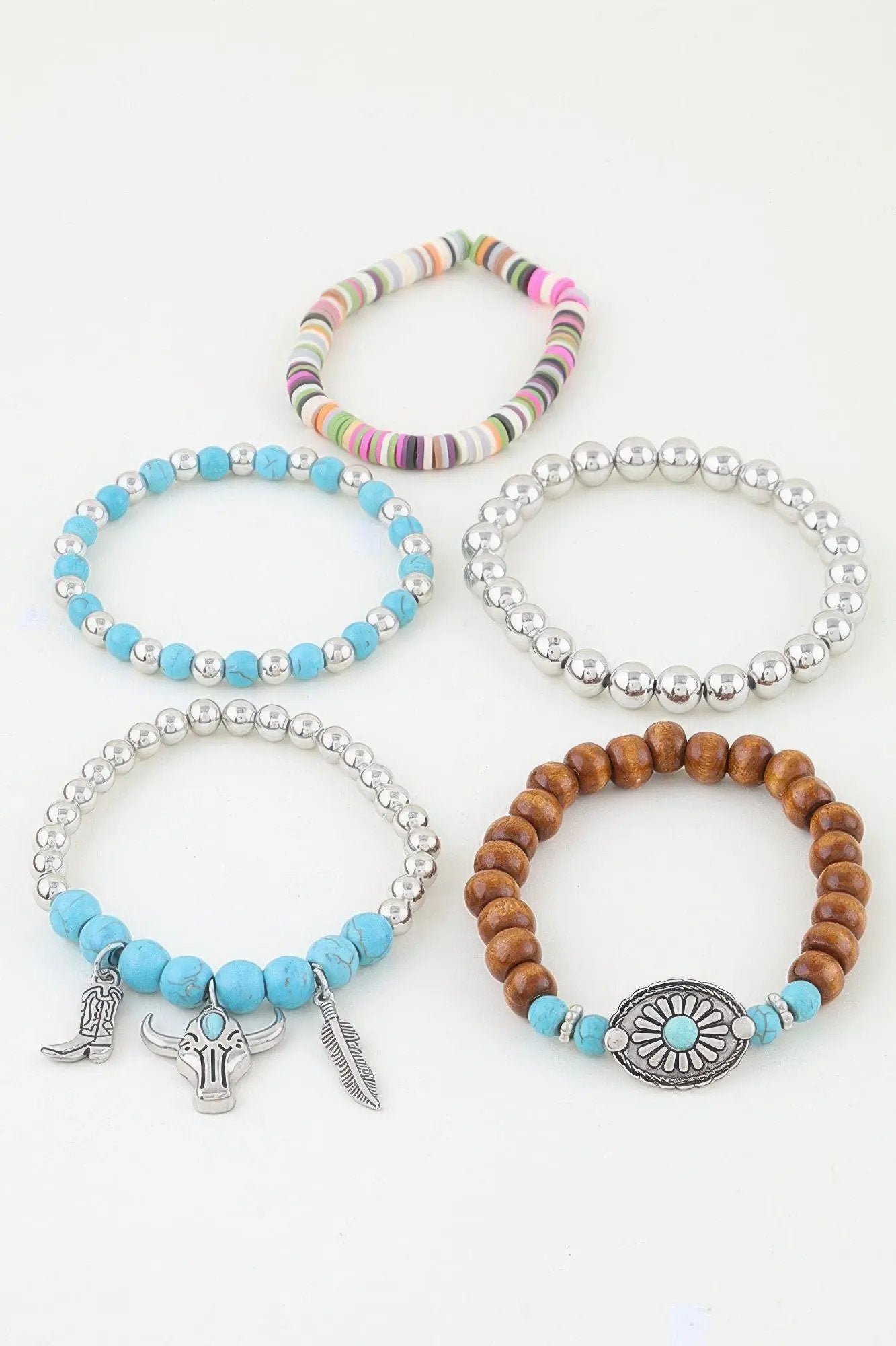 Women's Multi Antique Wild West Beaded Bracelet BYMANYC ® New York CONTEMPORARY VIBRANT MODERN JEWELRY - New Collection by BYMANYC New York